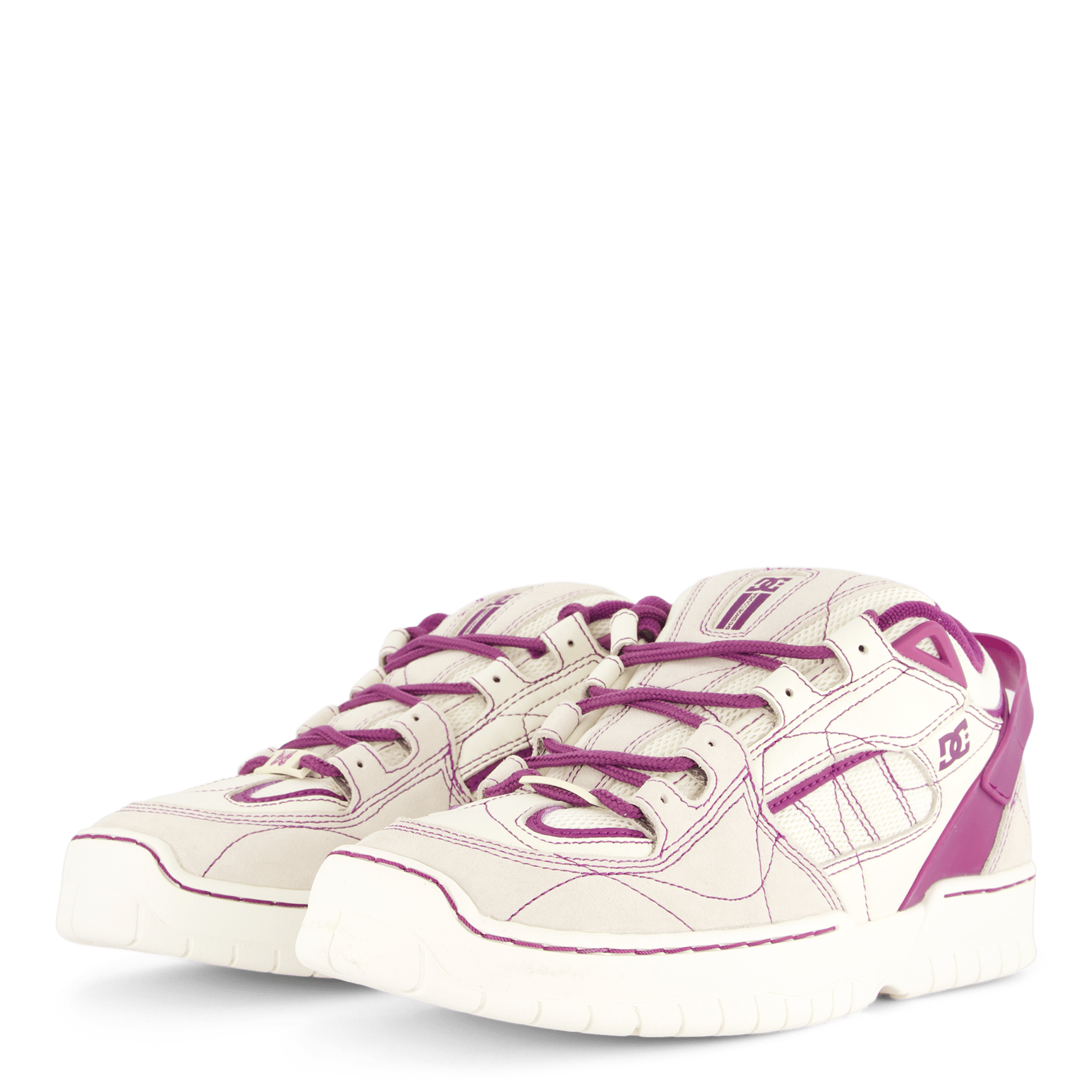 Needles X Dc Shoes Spectre Lea Off White / Purple - Bild 5
