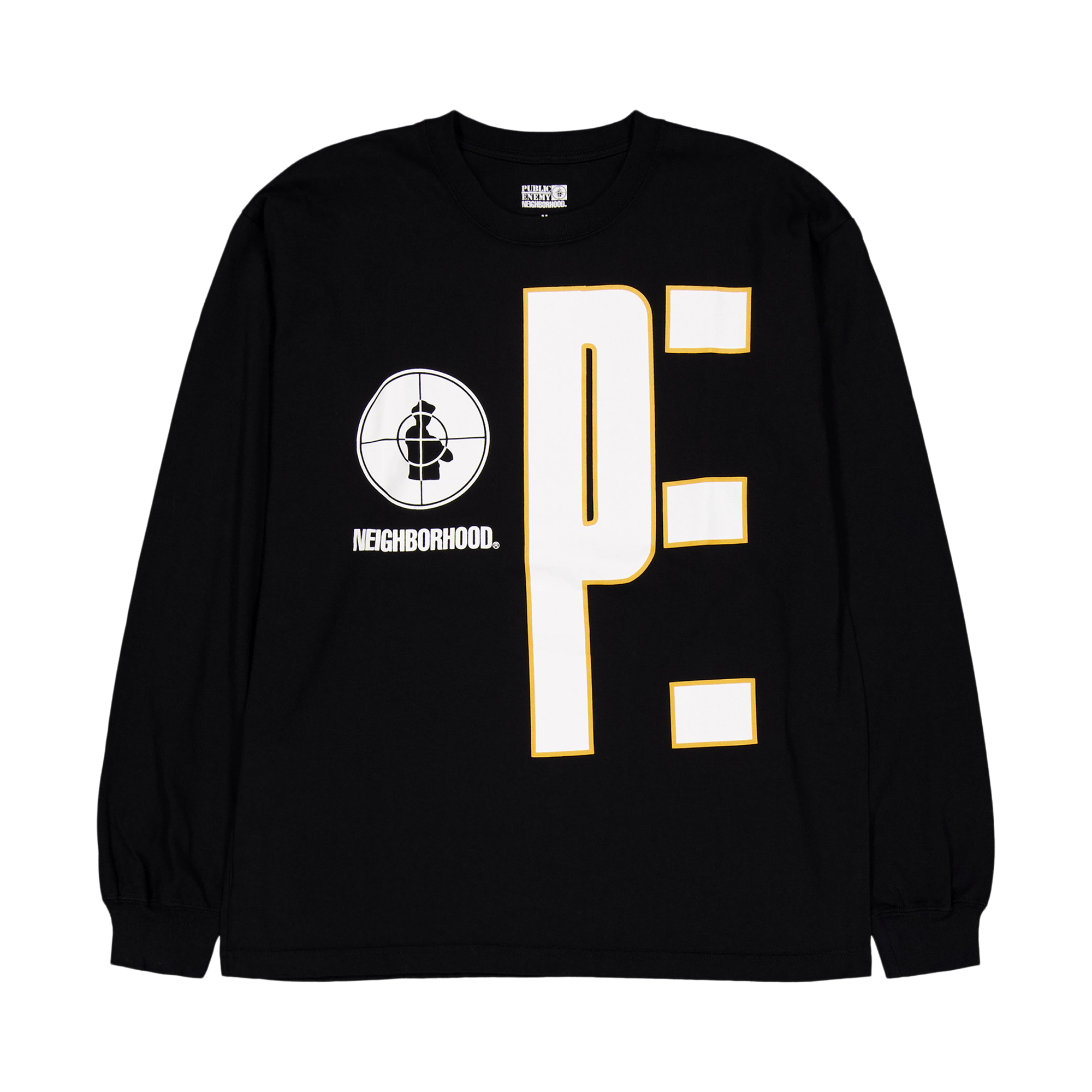 Nh X Public Enemy . Tee Ls-1 Black