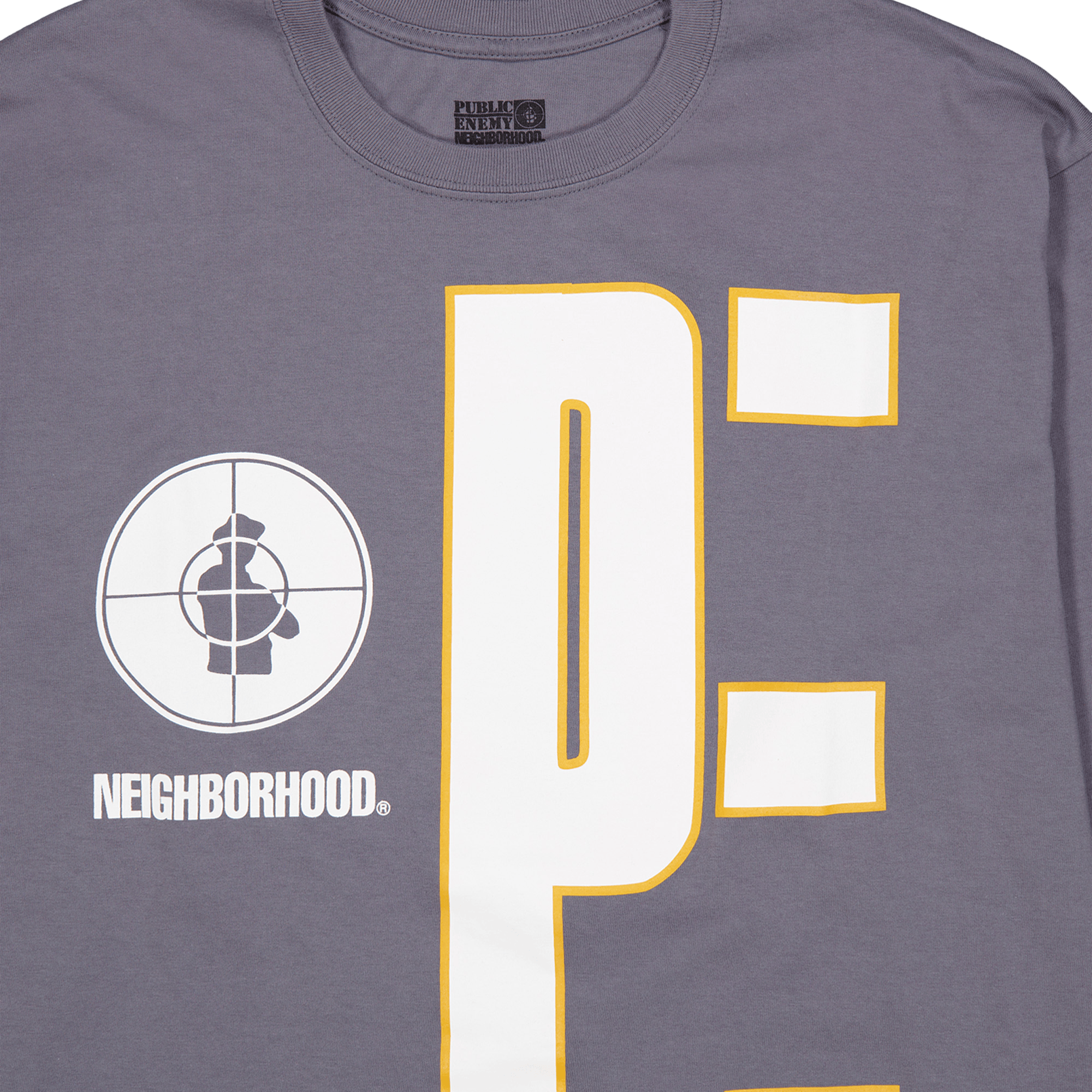 Nh X Public Enemy . Tee Ls-1 Gray - Bild 3