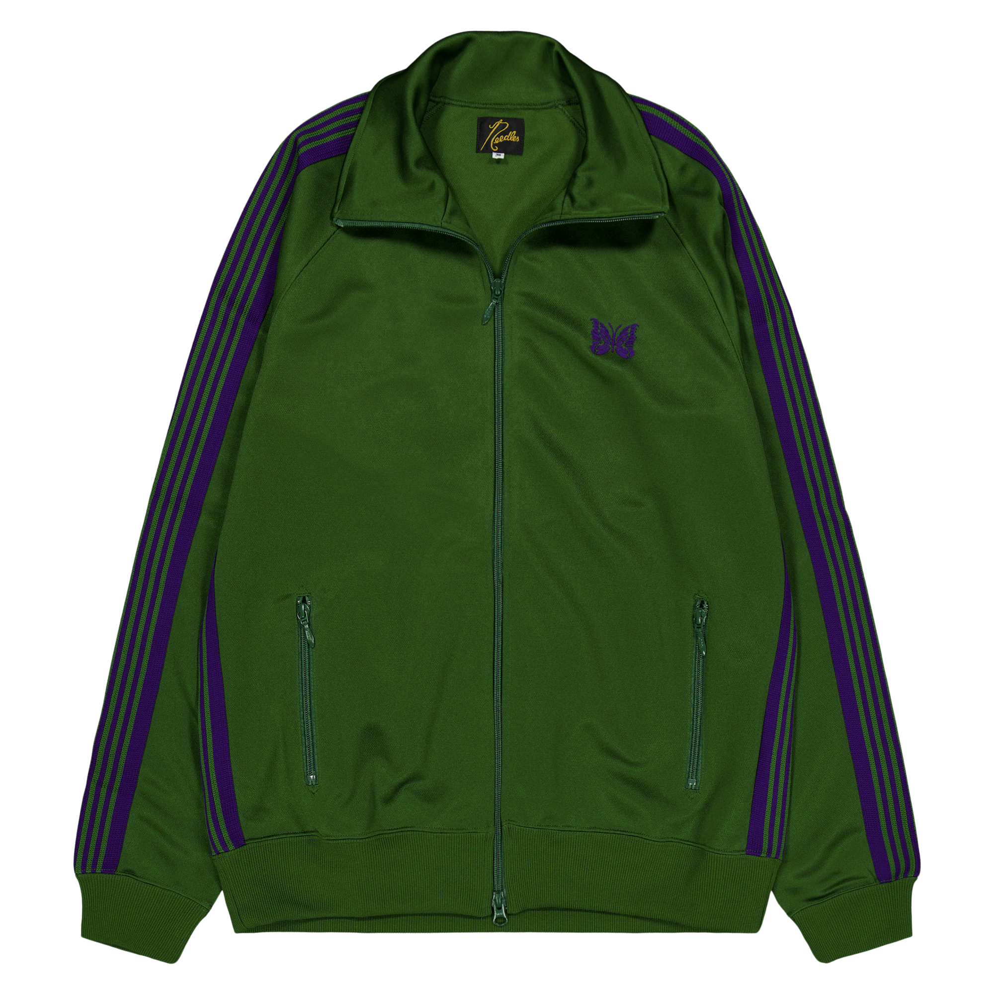 Track Jacket - Poly Smooth Ivy-green, Male, Odevy, mikiny a mikiny, Zelená, M