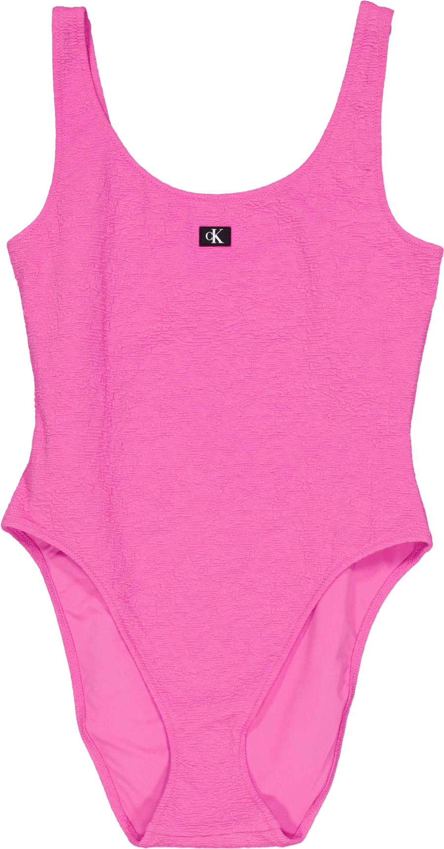 Open Back One Piece Bold Pink