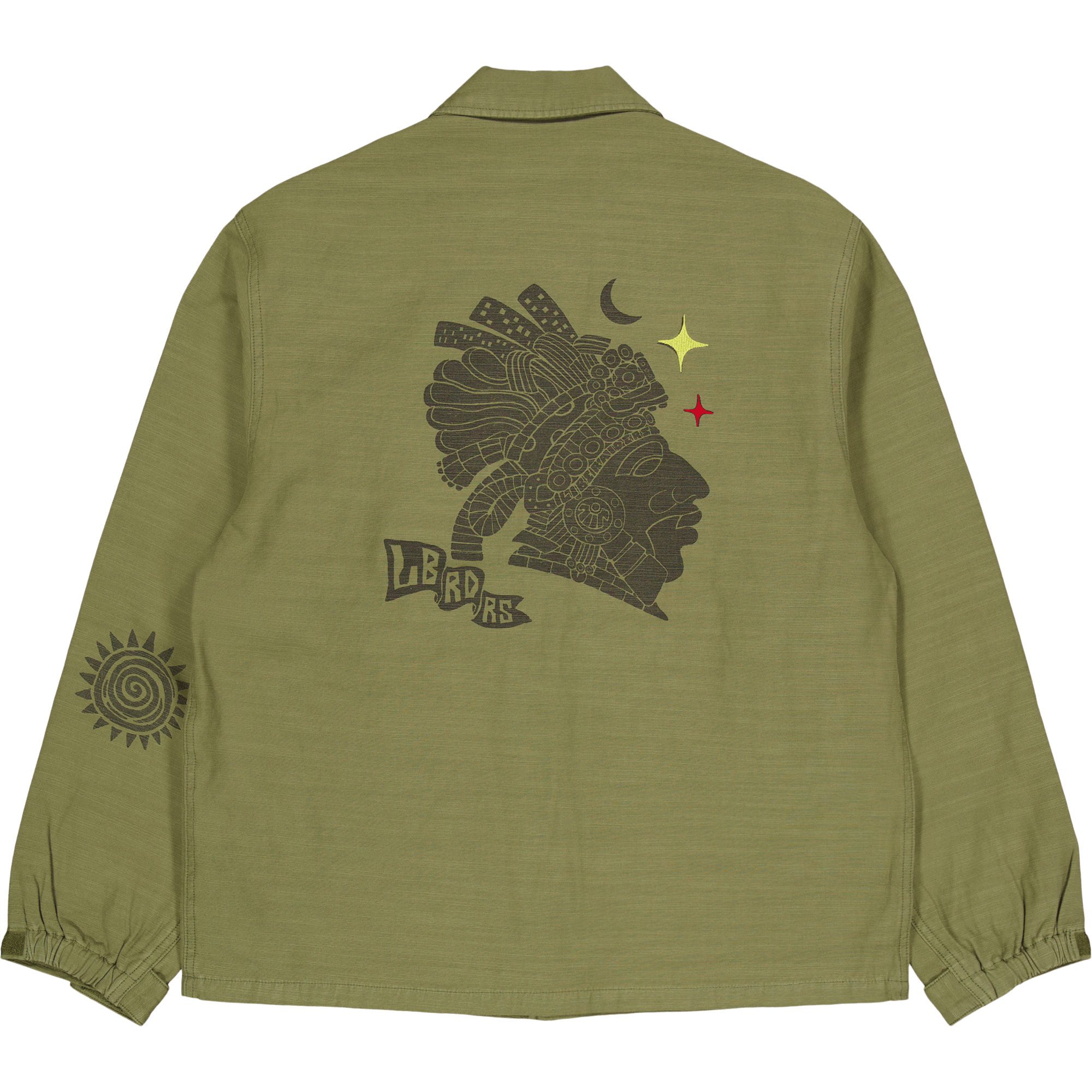 Garment Dyed Military Jacket Olive - Bild 2