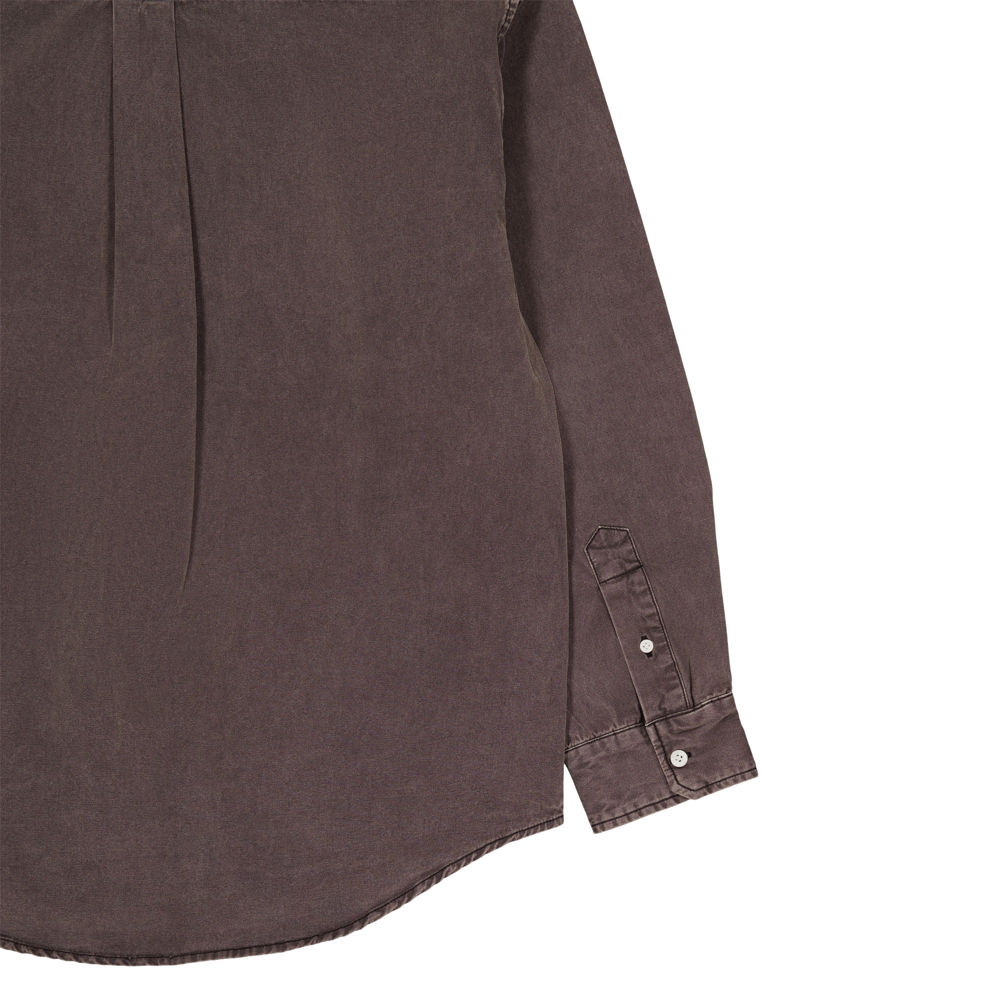 Garment Dyed Oxford Shirt Charcoal - Bild 4