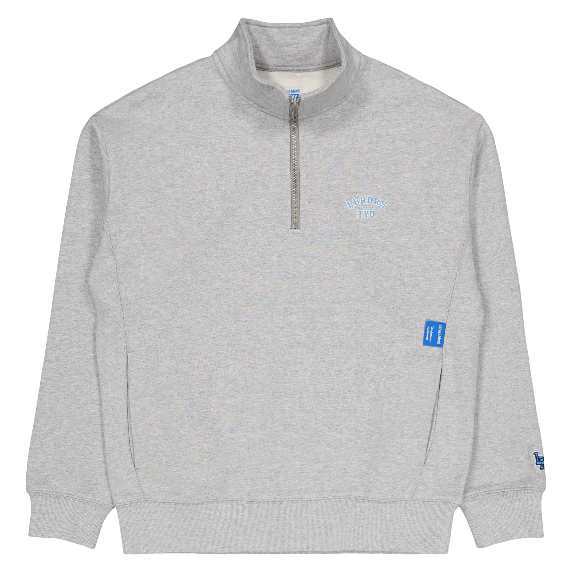 Heavy Weight Fleece Half Zip Gray