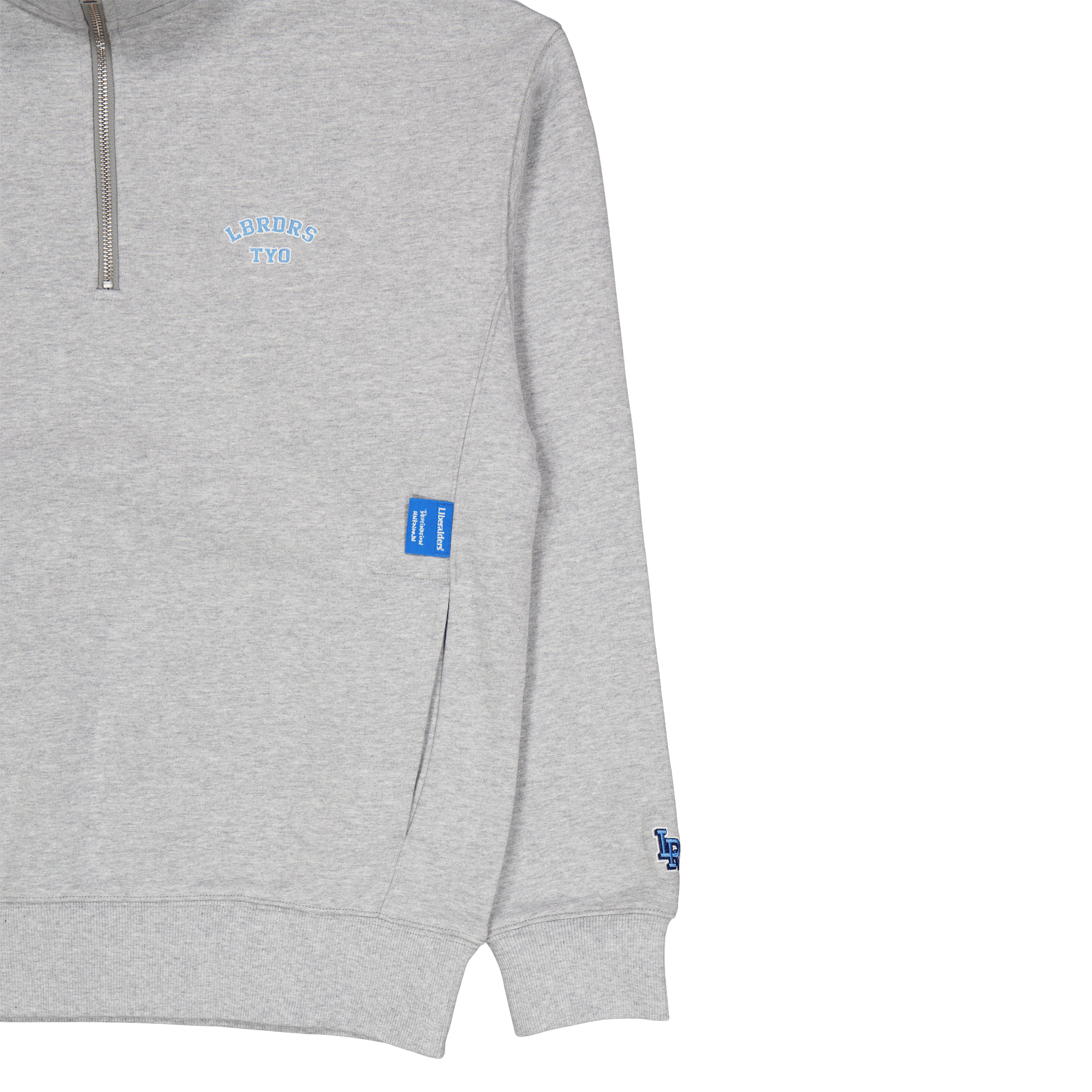 Heavy Weight Fleece Half Zip Gray - Bild 4