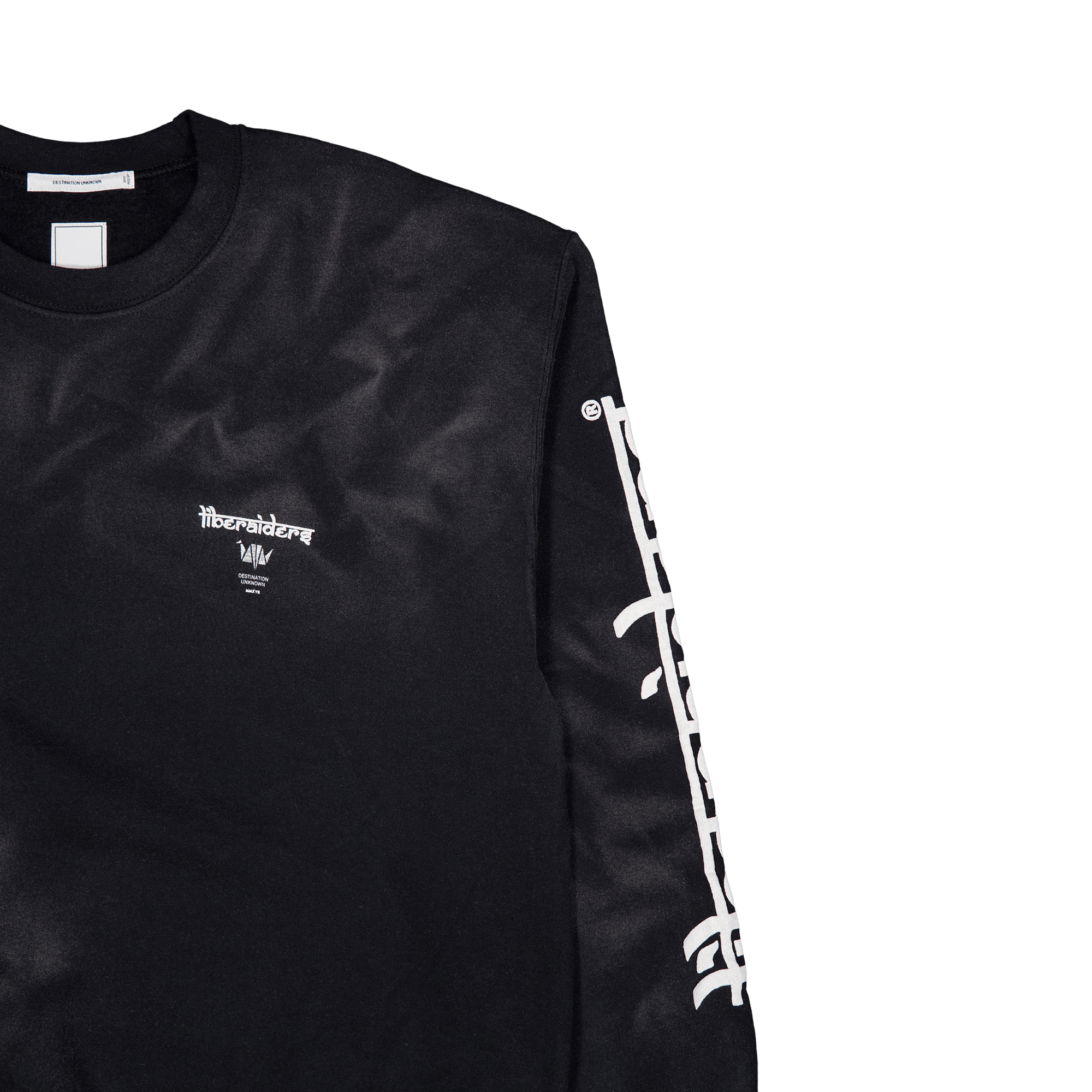 Lr Sleeve Logo Vintage Crewnec Black - Bild 3