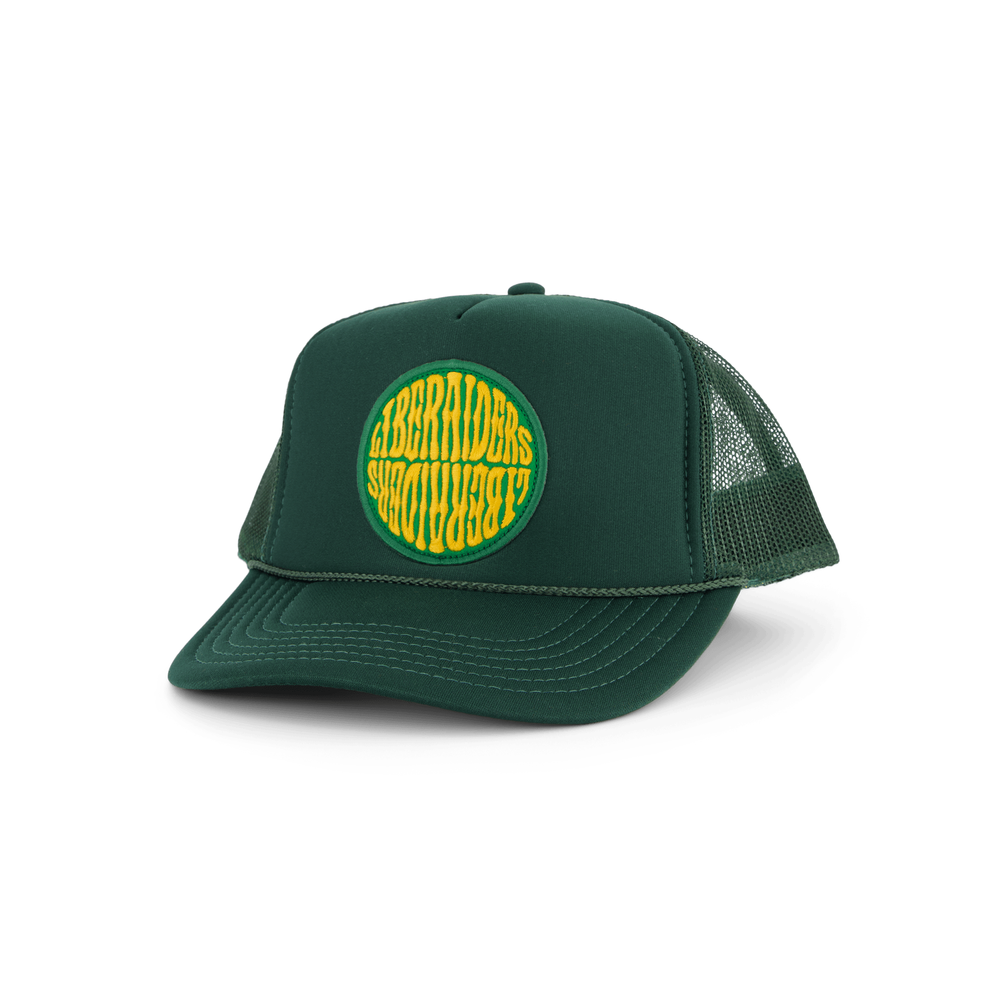 Circle Logo Trucker Cap Green