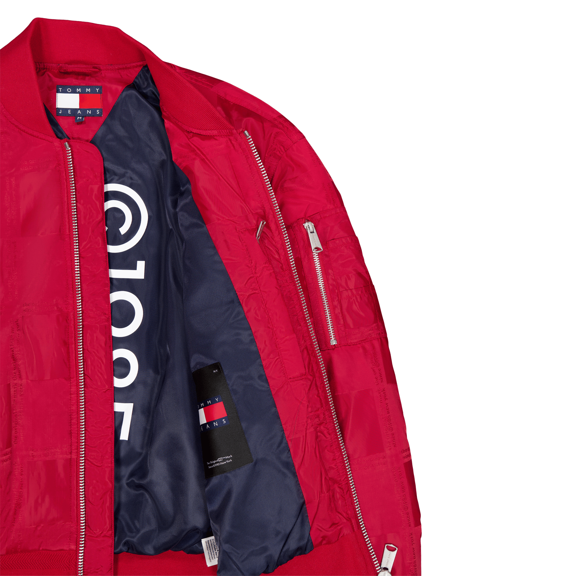 Tjcu Jacquard Boxy Bomber Jack Medium Red - Bild 4