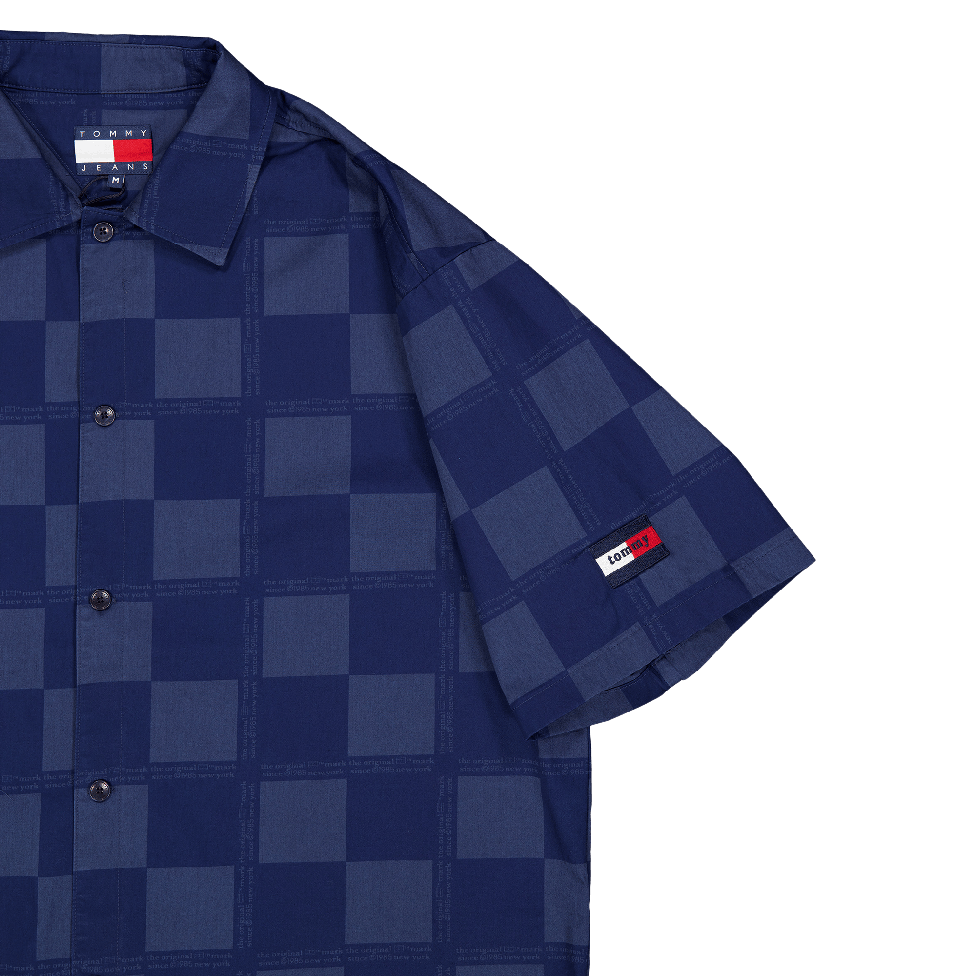 Tjcu Boxy 1985 Checkerbrd Shir Carbon Navy - Bild 4