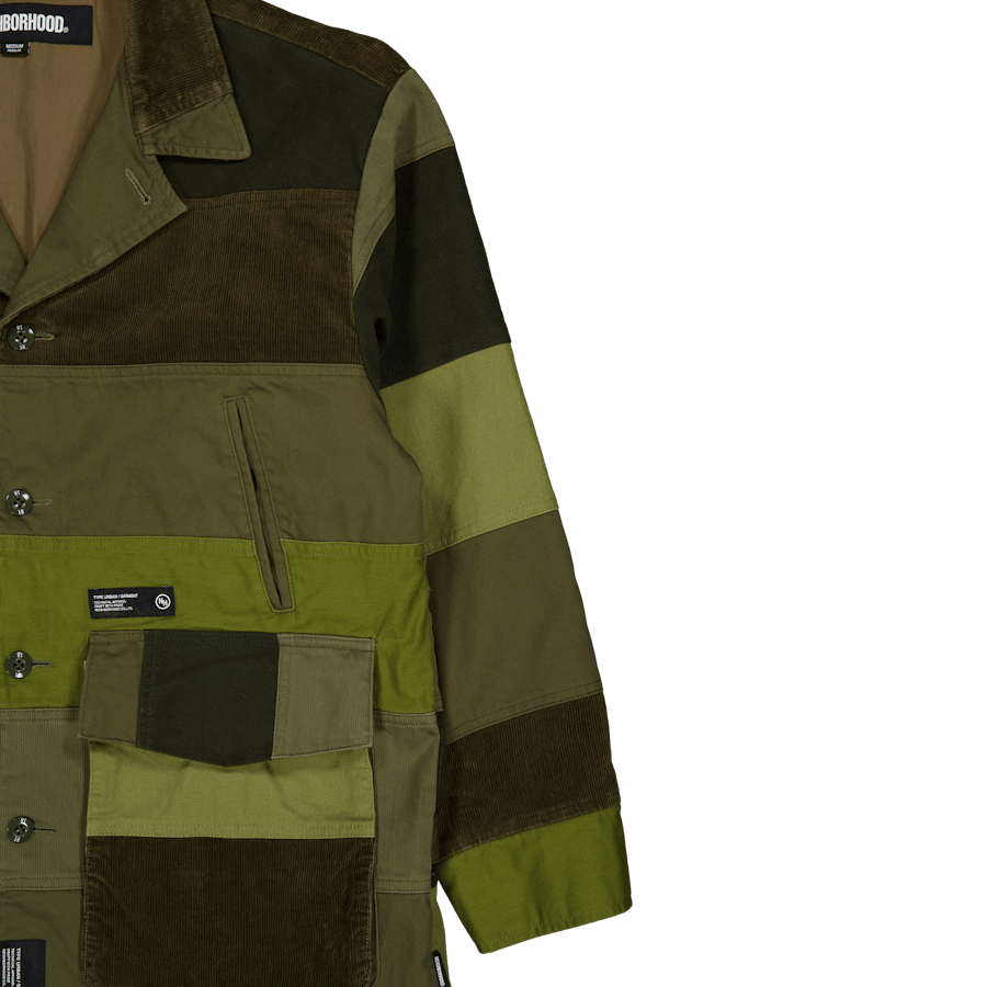 Patchwork Jacket Olive Drab - Bild 3