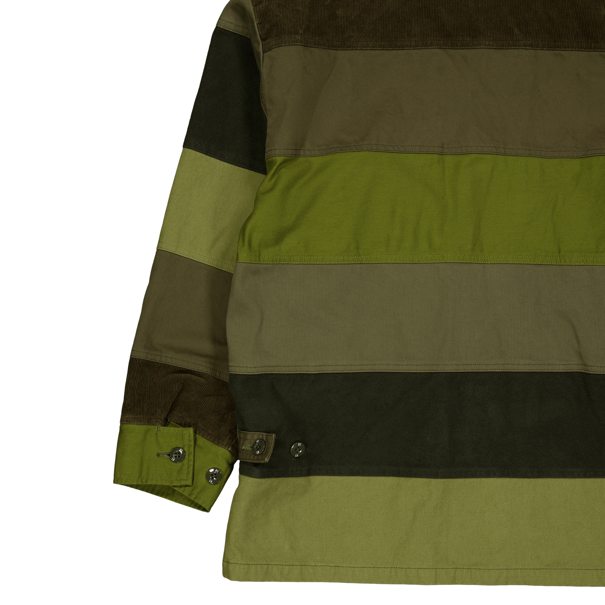 Patchwork Jacket Olive Drab - Bild 6