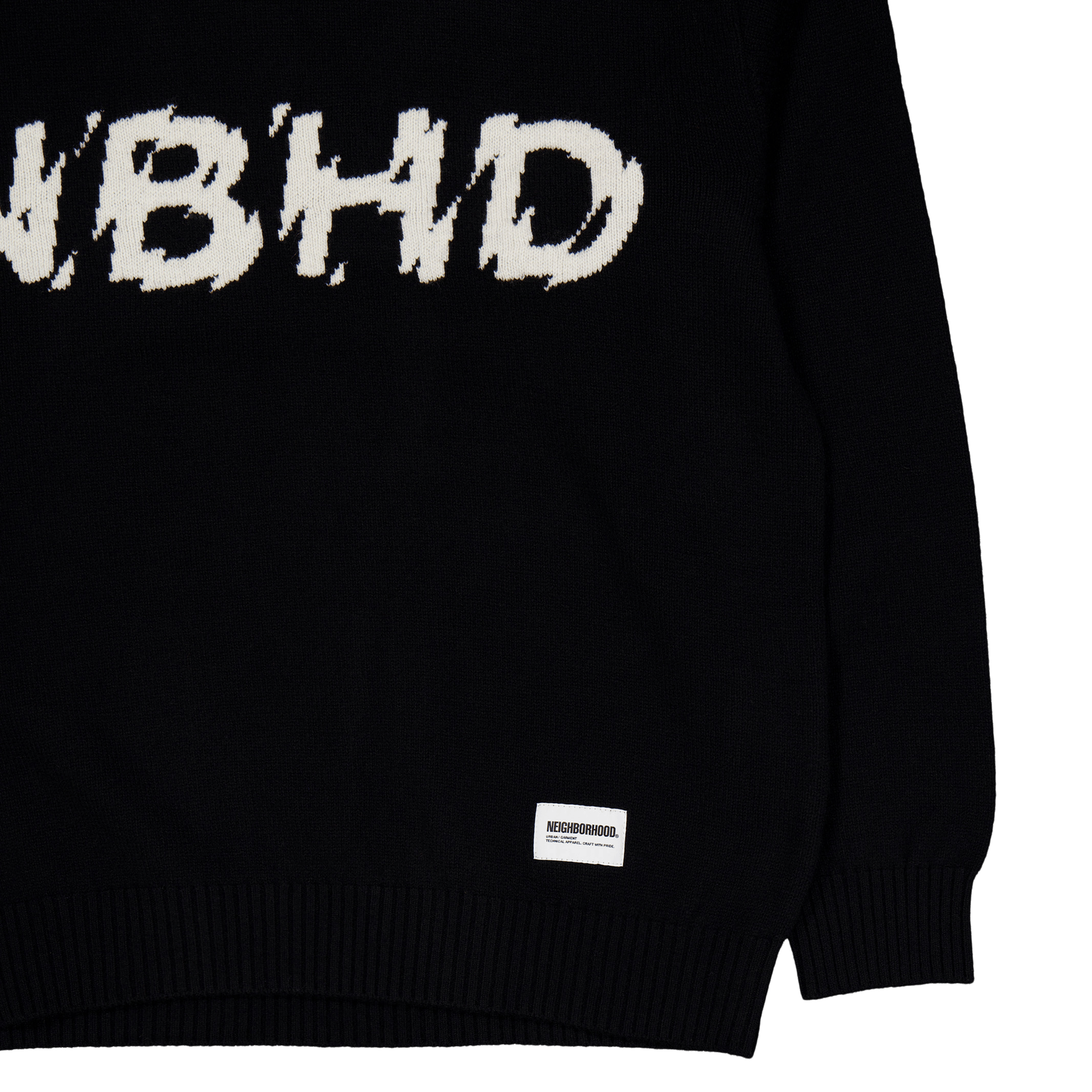 Intarsia Sweater Black - Bild 4