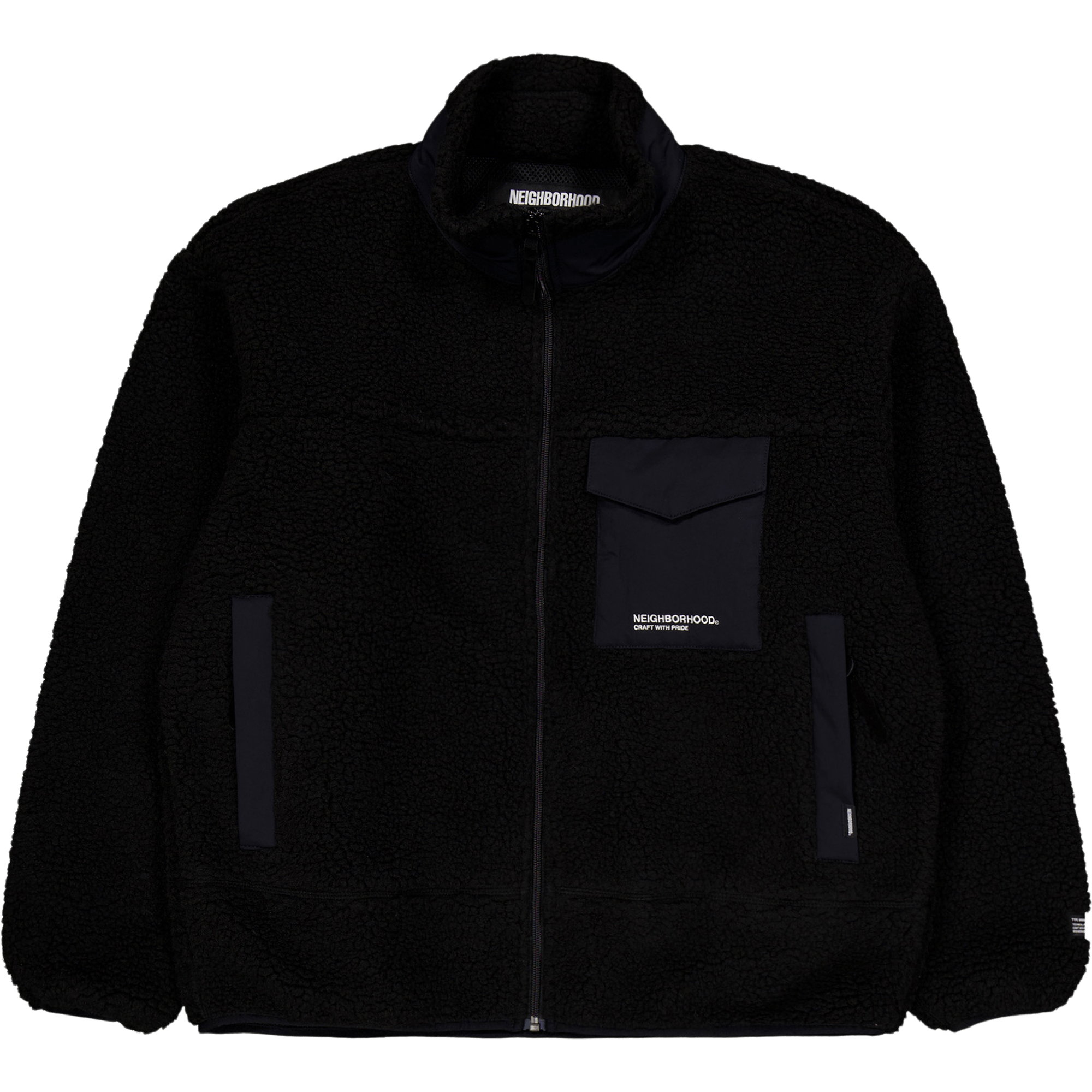 Boa Fleece Jacket Black, Male, Apparels, jackets, Black, L