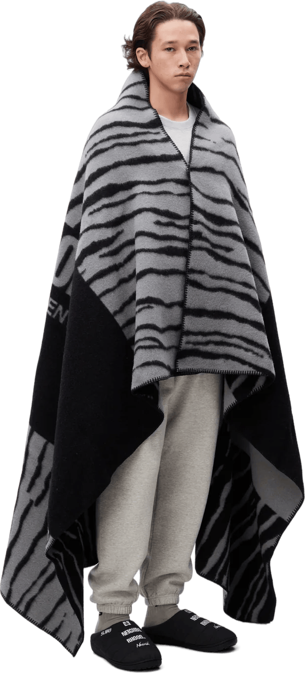 Nh X Nanga . Tiger Pattern Woo Gray - Bild 5