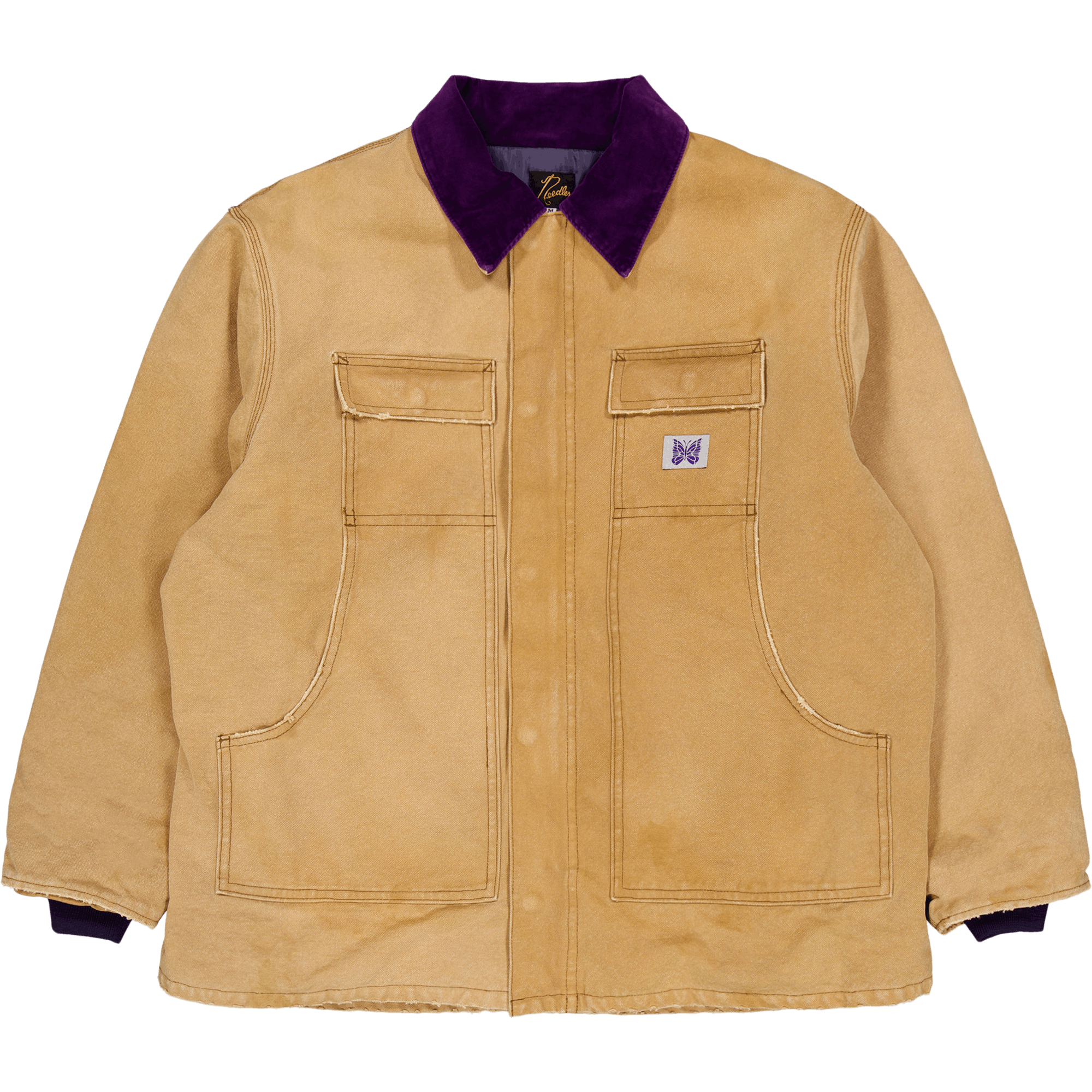 Needles Lumberjack Coat - 16oz Brown, Male, Odzież, kurtki, Żółty, XL