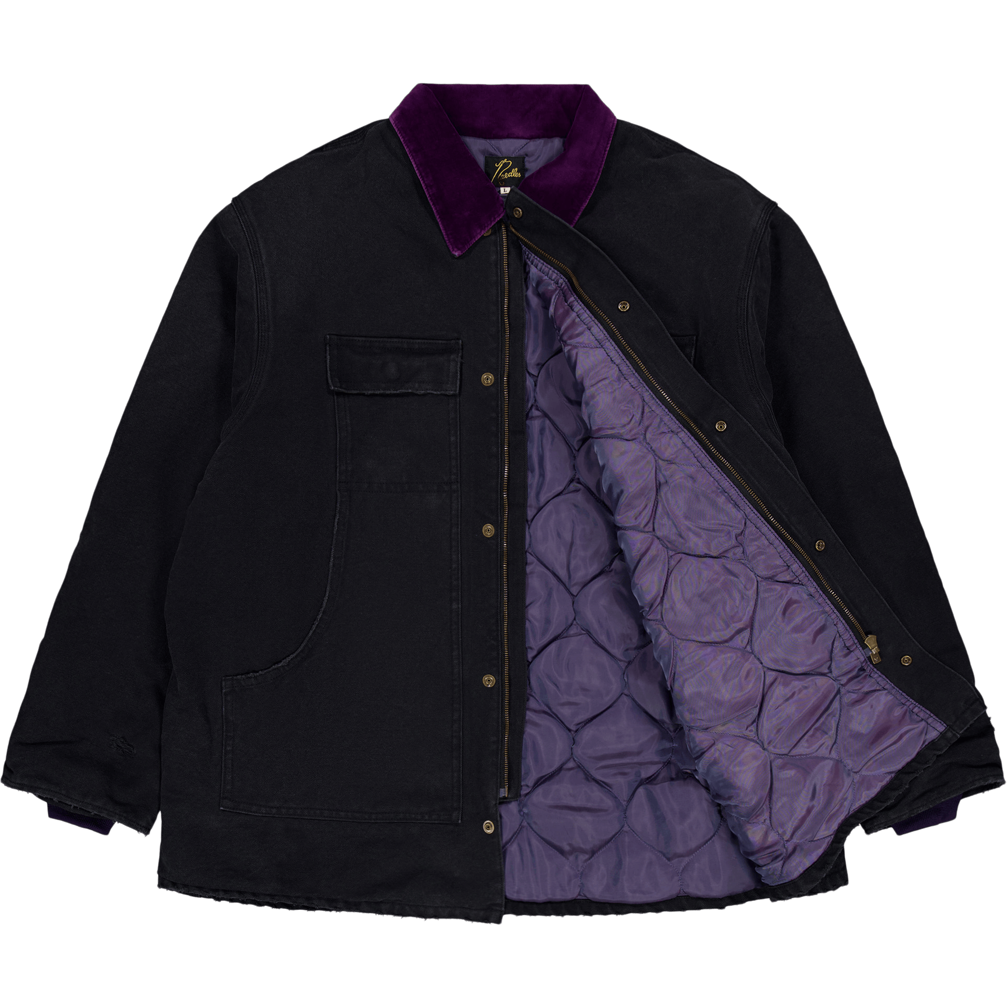 Needles Lumberjack Coat - 16oz Black - Bild 4