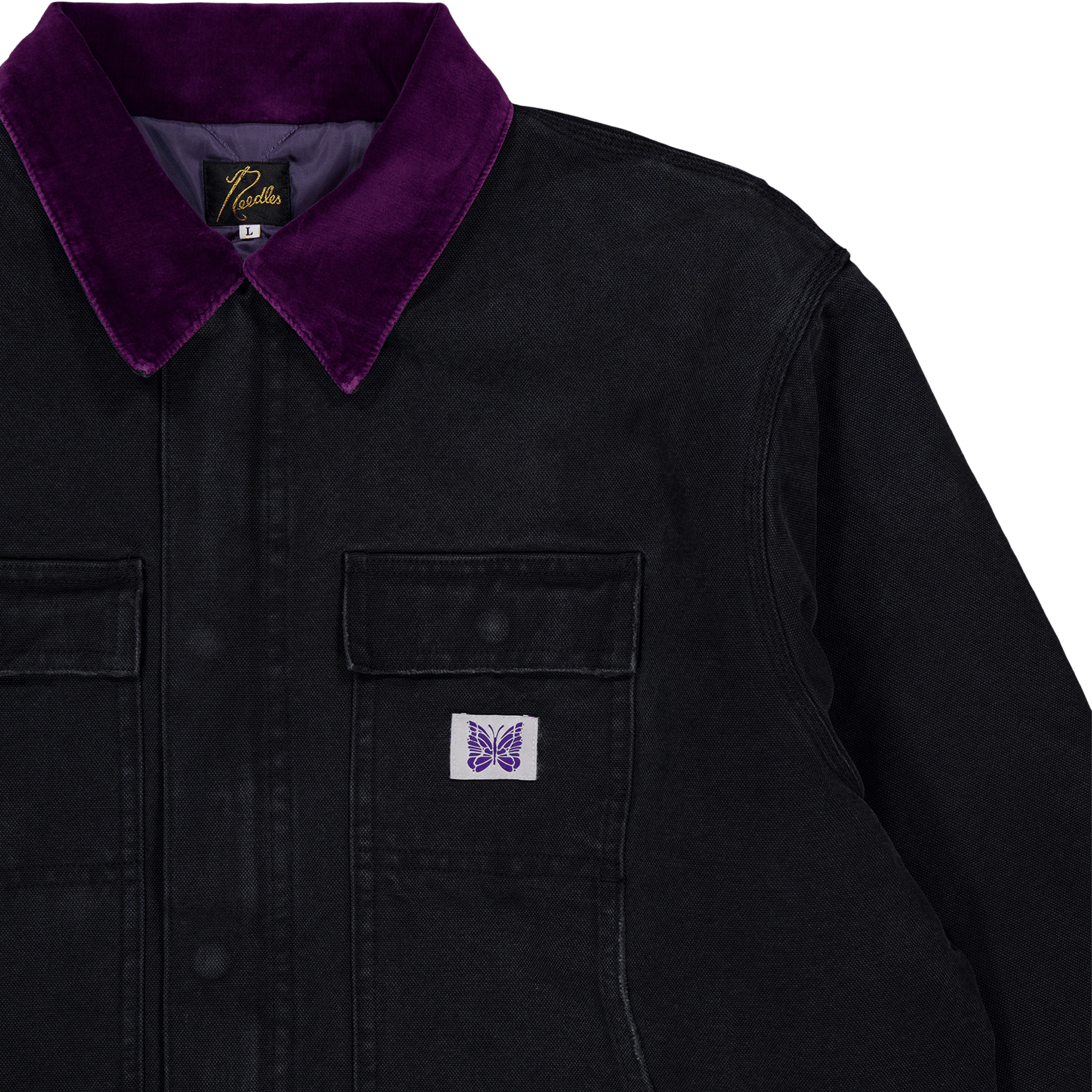 Needles Lumberjack Coat - 16oz Black - Bild 5