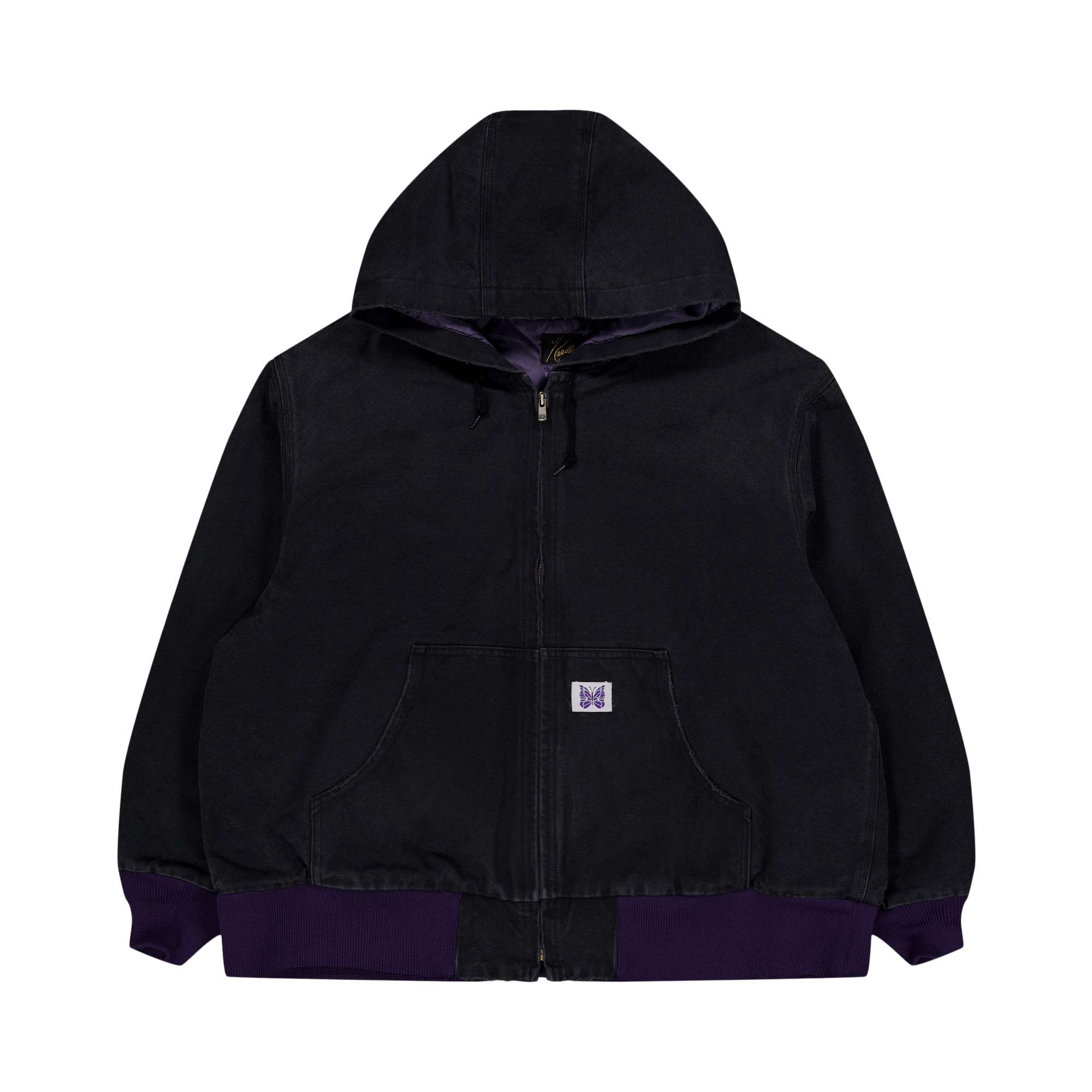 Needles Zipped Work Hoody – 16 Black
