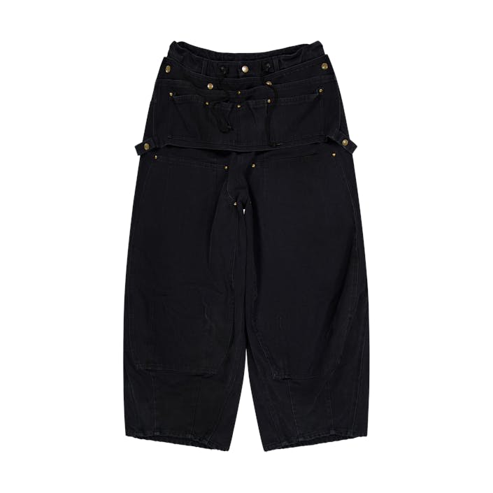 Needles H.d. Pant - Apron / 16 Black, Male, Bekleidung, Bottoms, Schwarz, S