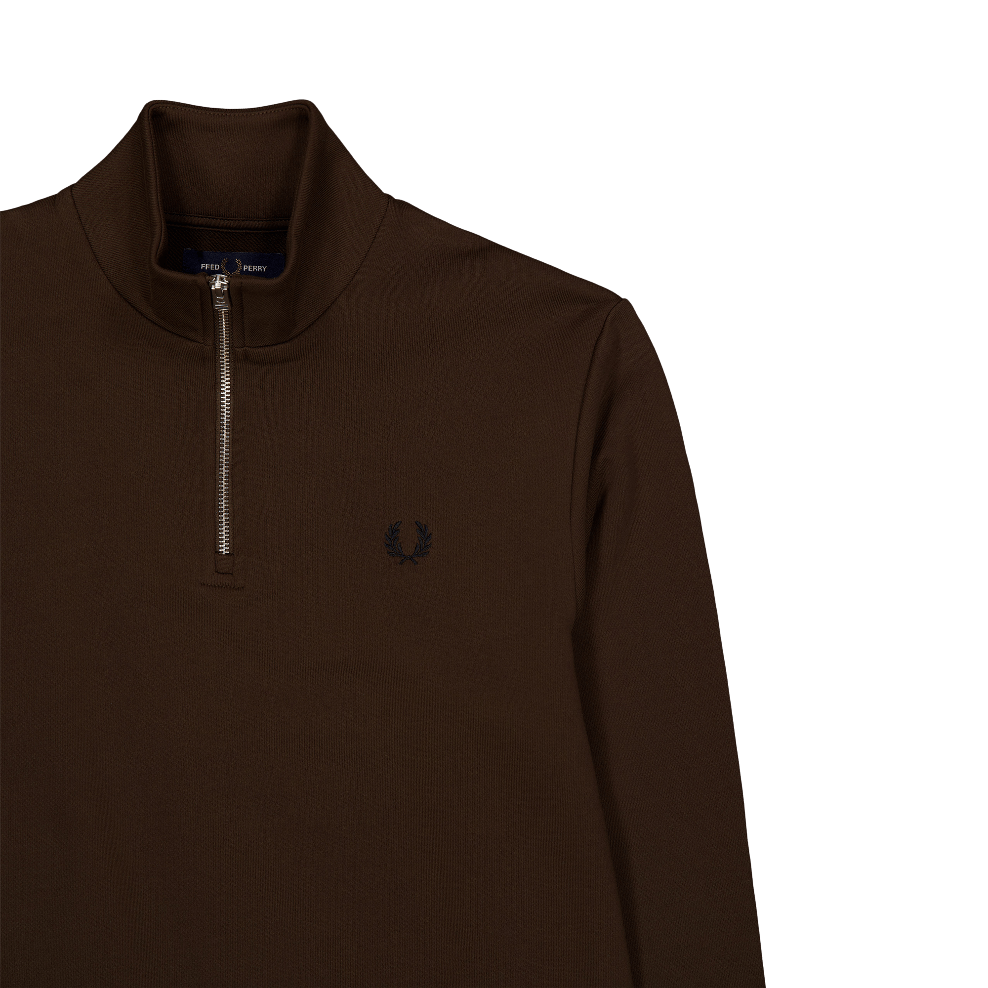 Half Zip Sweatshirt Q21 Burnt Tobacco - Bild 3