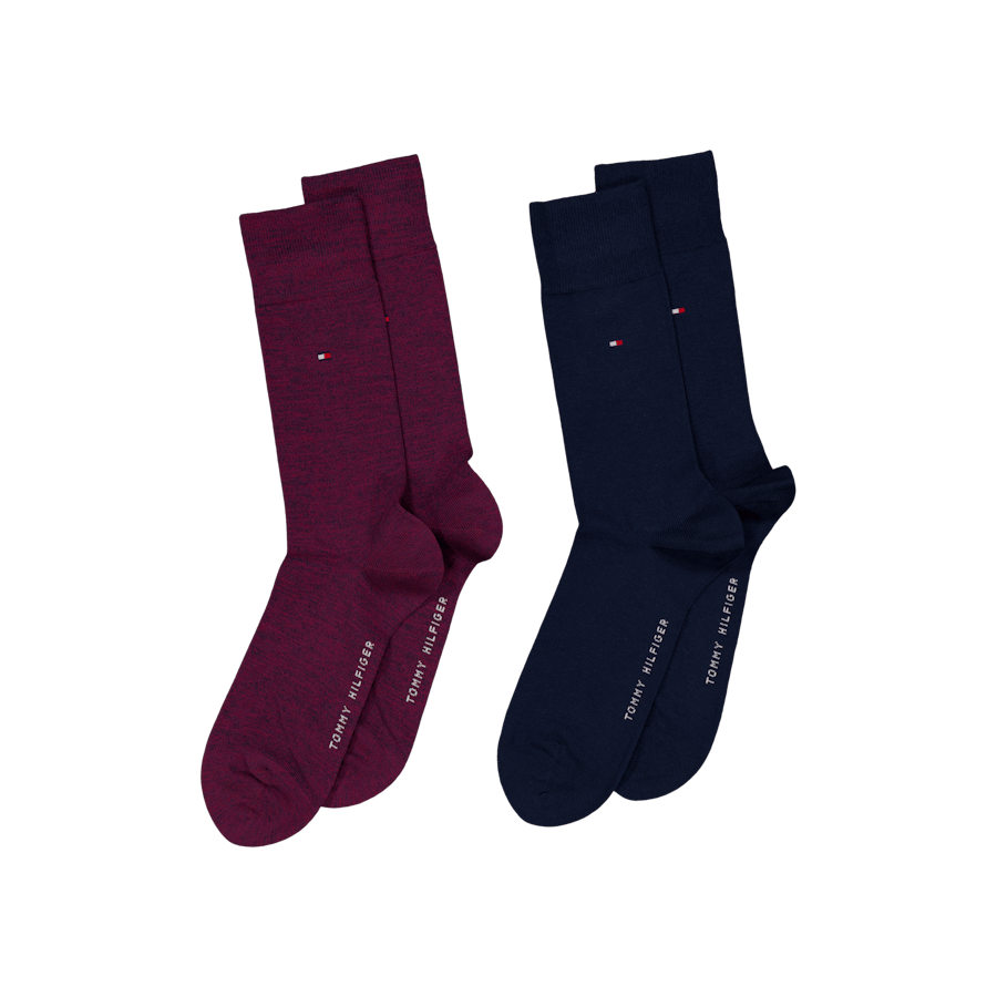 Th Men Sock Classic 2p 122 Rouge