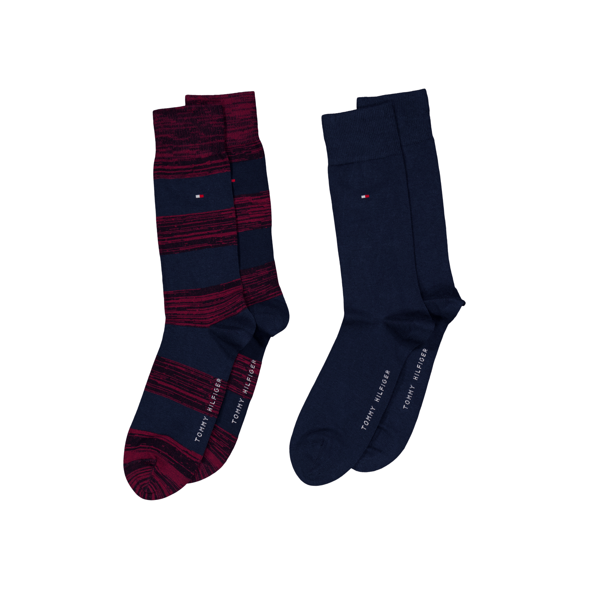 Th Men Rugby Sock 2p 093 Rouge