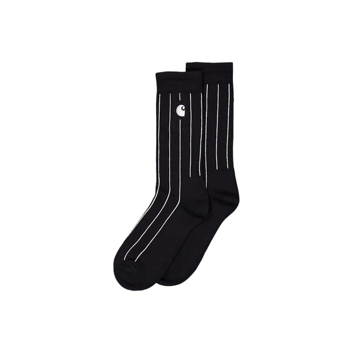 Orlean Socks Orlean Stripe, Black / White, Unisex, Vêtements, Sous-vêtements, Noir, ONESIZE