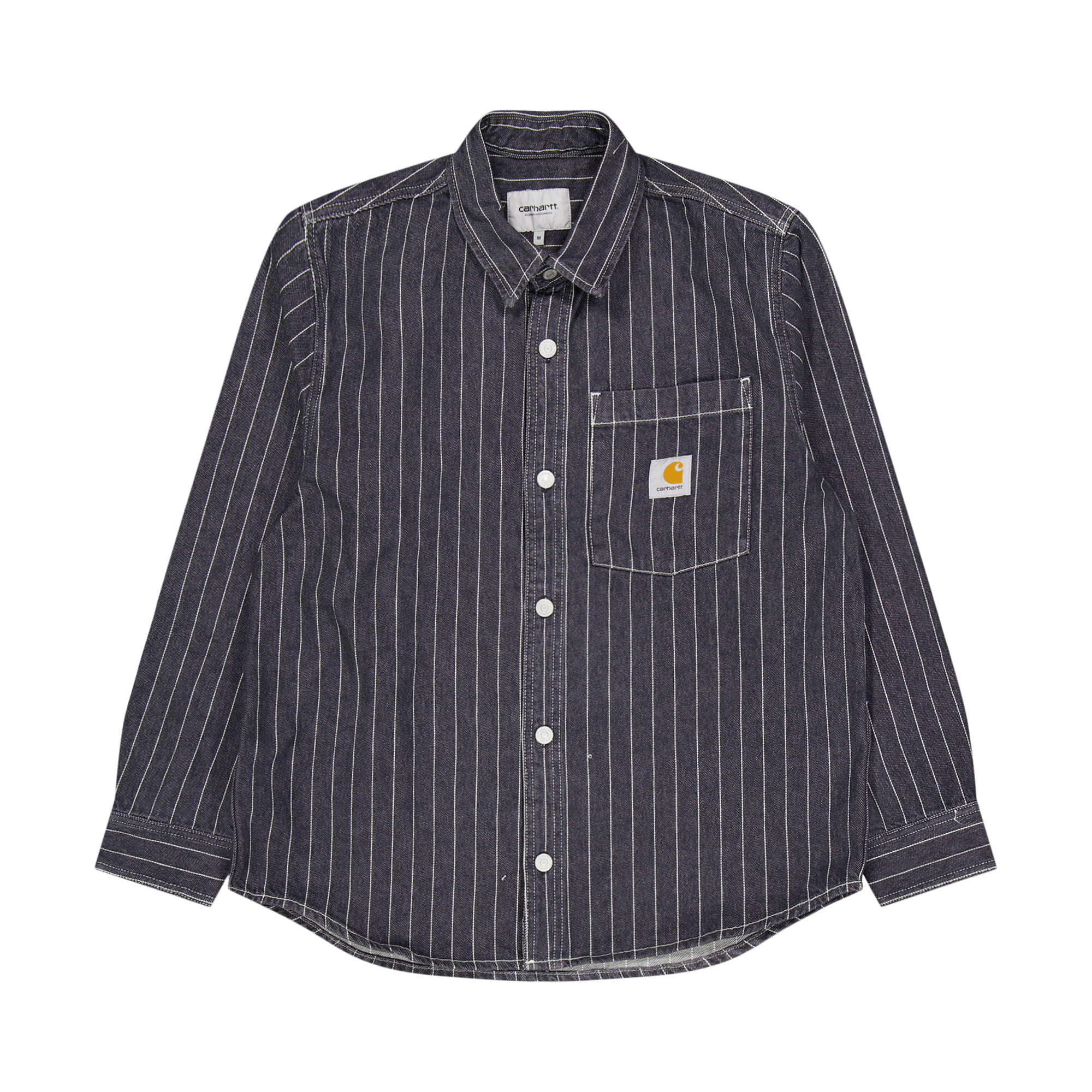 Orlean Shirt Jac Orlean Stripe, Black / White, Unisex, Apparels, Tops, Black/White, XL