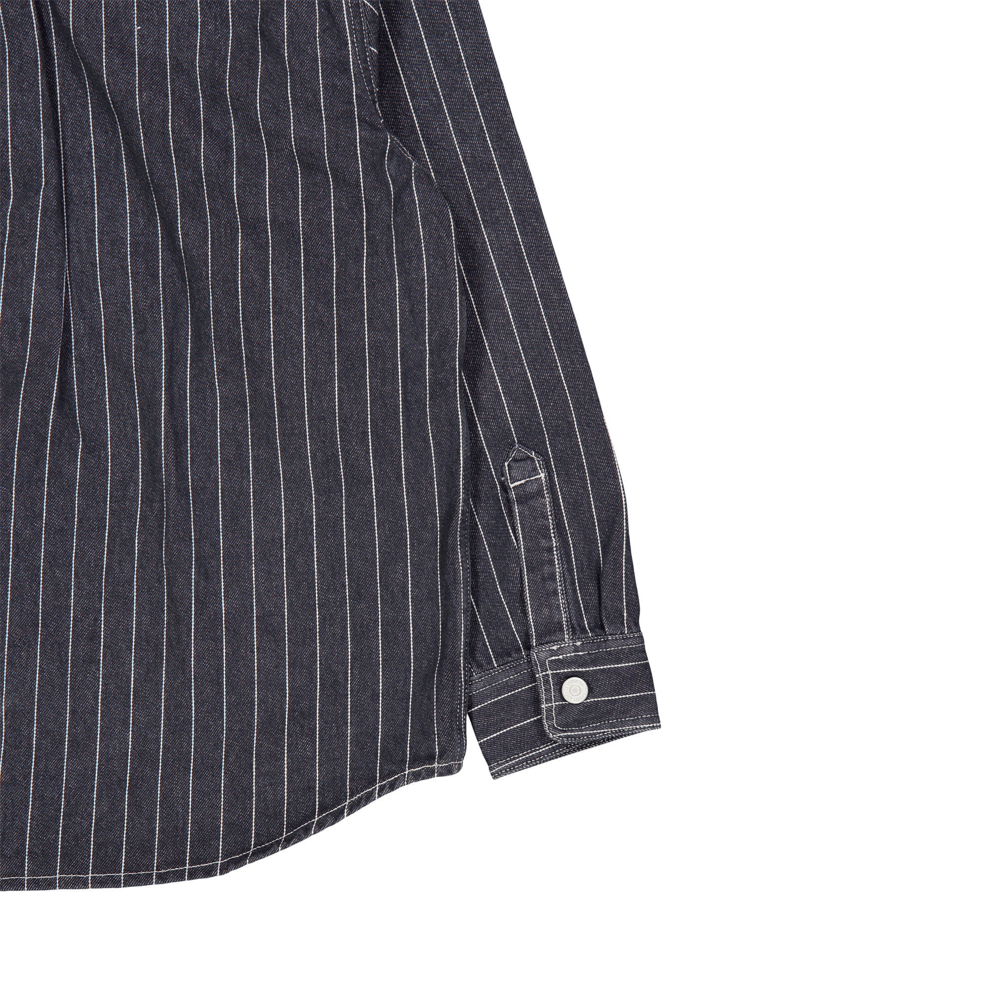 Orlean Shirt Jac Orlean Stripe, Black / White - Bild 4