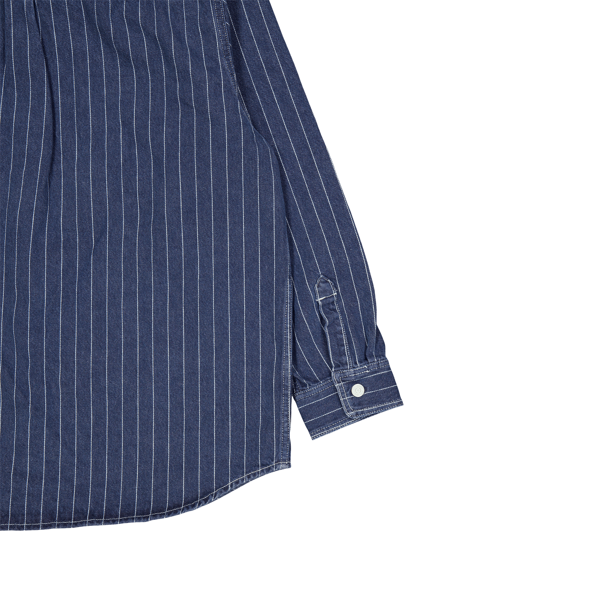 Orlean Shirt Jac Orlean Stripe, Blue / White - Bild 4