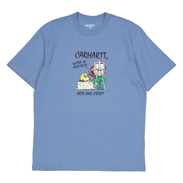 S/s Art Supply T-shirt Sorrent, Unisex, Vêtements, Tops, Bleu, XS