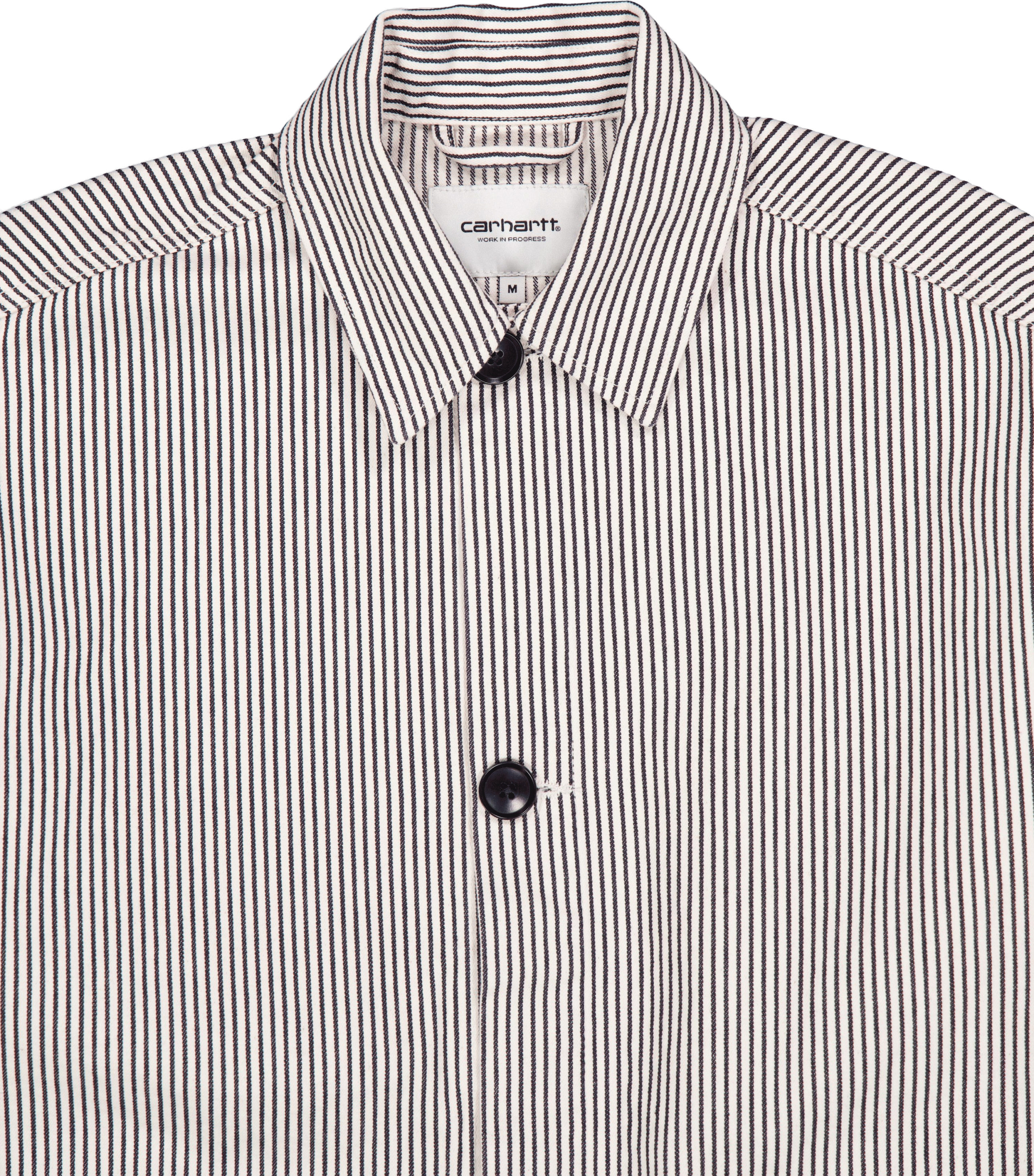 W' Haywood Coat Haywood Stripe, Wax / Black - Bild 3