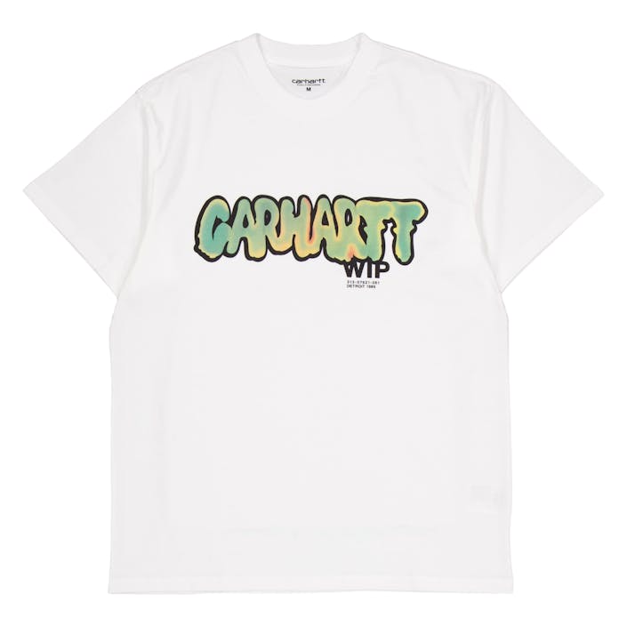 S/s Drip T-shirt White, Unisex, Odevy, Tops, Biely, XXL