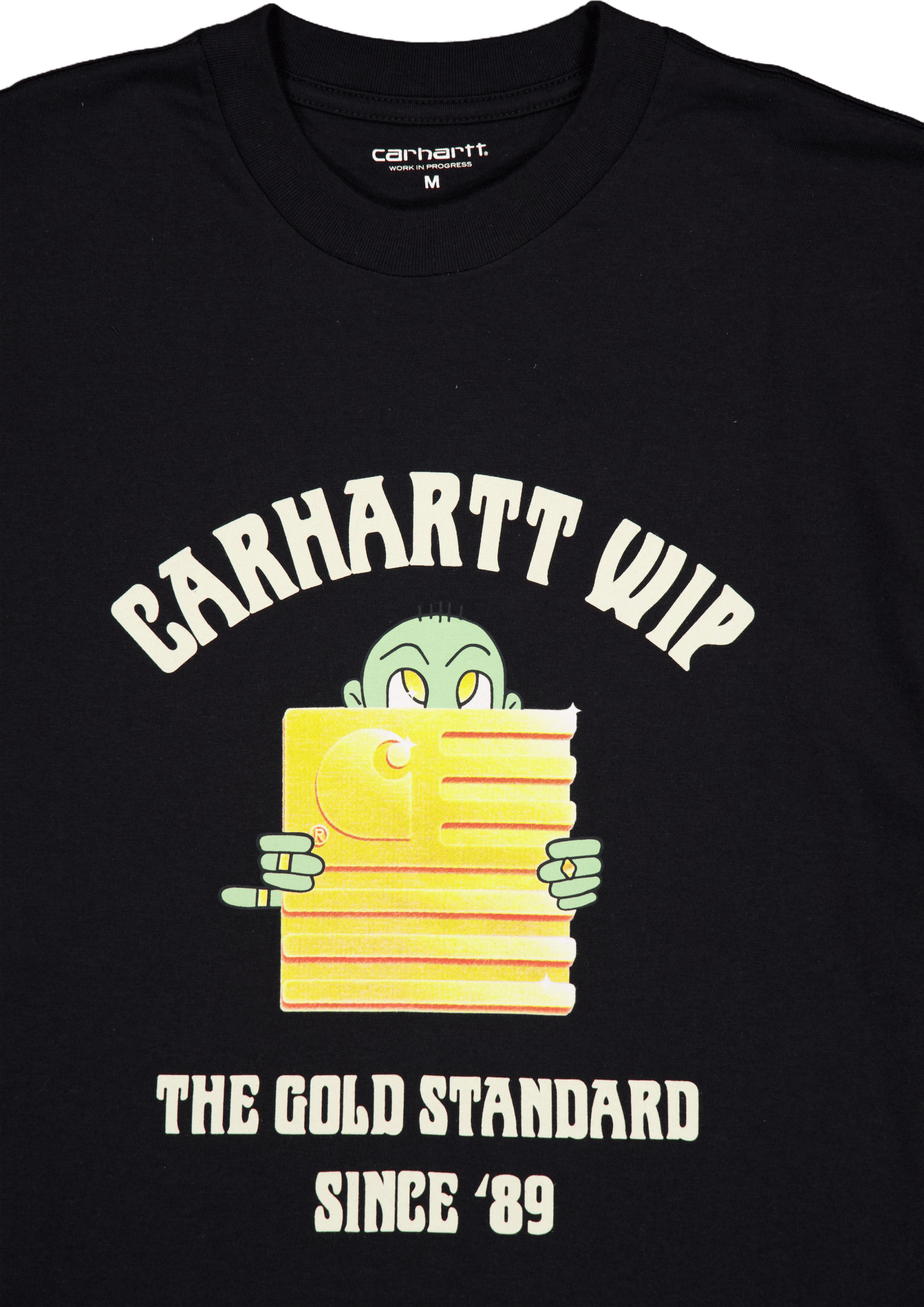 S/s Gold Standard T-shirt Black - Bild 3
