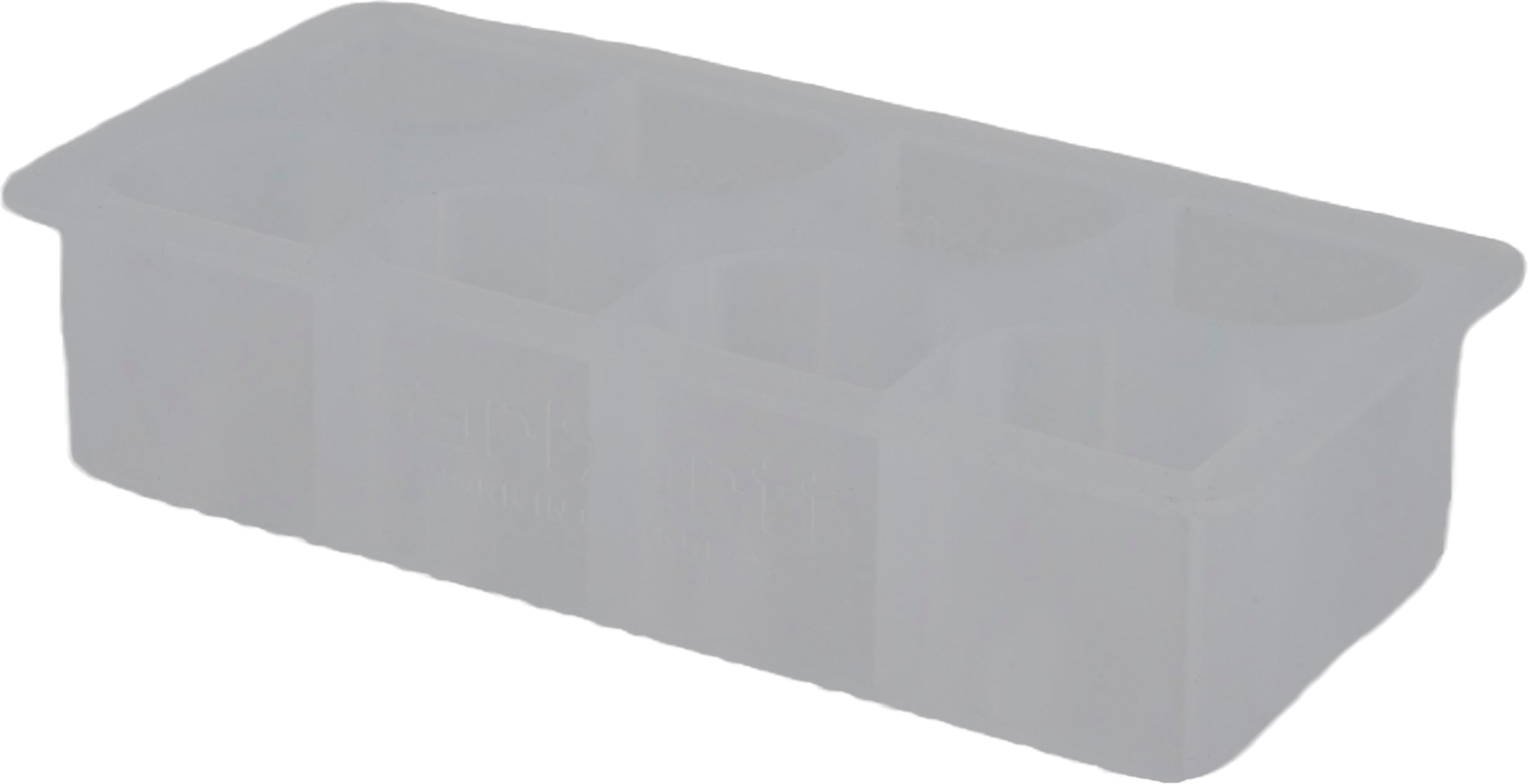 C Logo Ice Cube Tray Clear