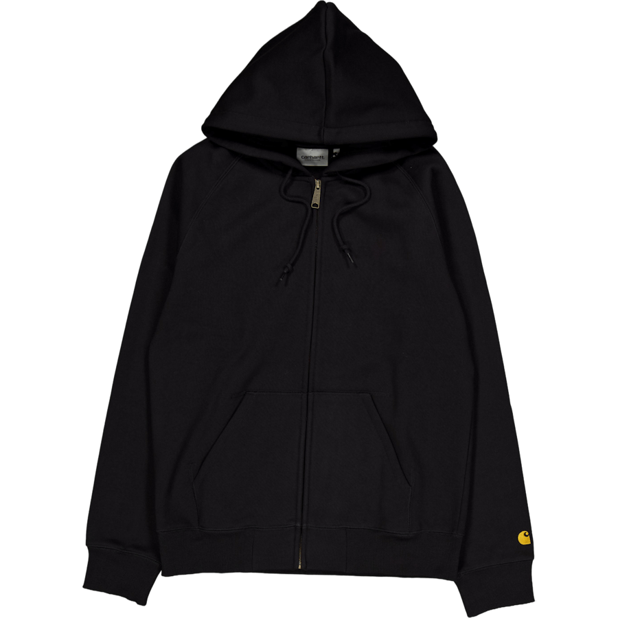 Hooded Chase Jacket Black / Gold