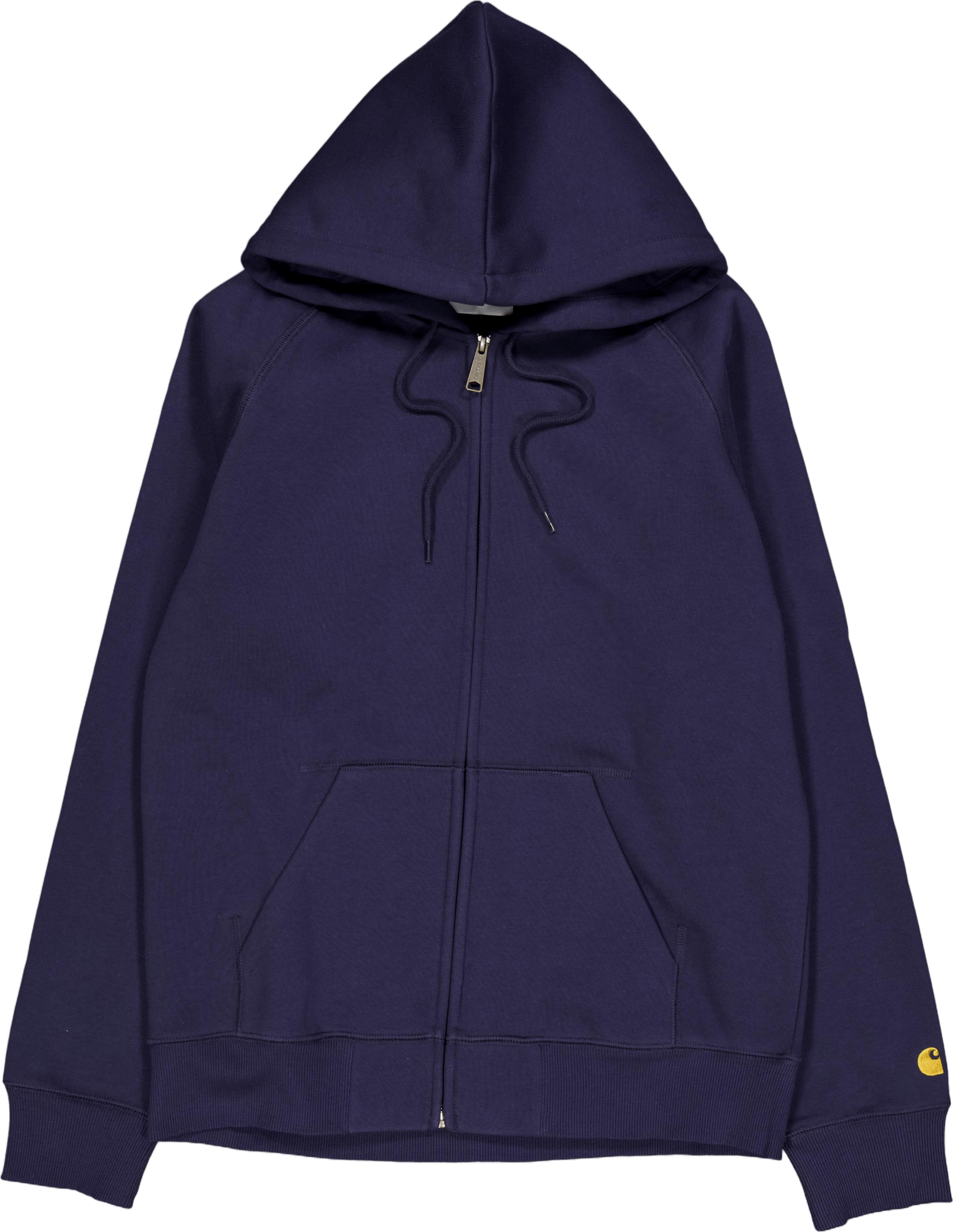 Hooded Chase Jacket Dark Navy / Gold, Unisex, Apparels, hoodies and sweatshirts, Blue, S
