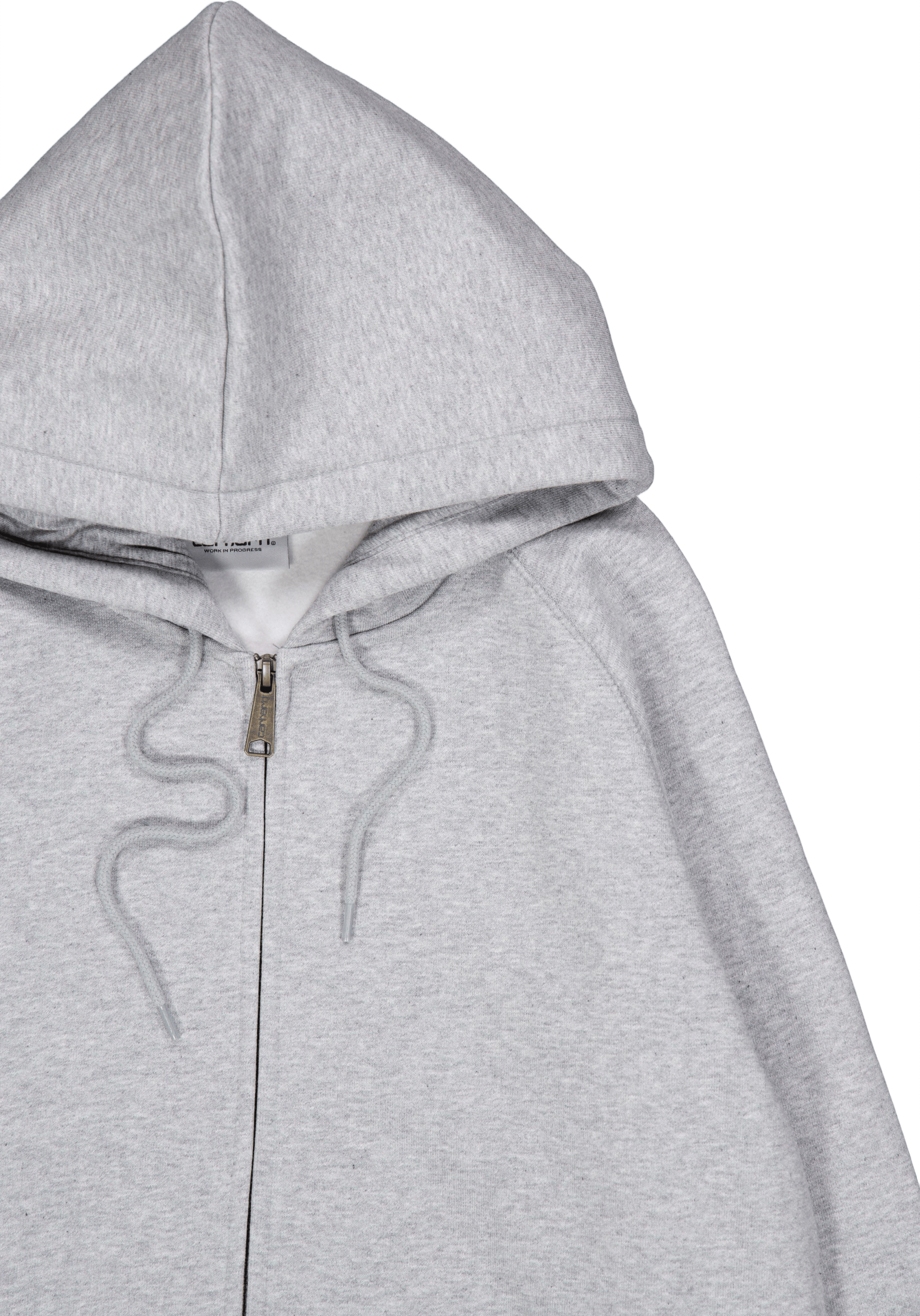 Hooded Chase Jacket Grey Heather / Gold - Bild 3