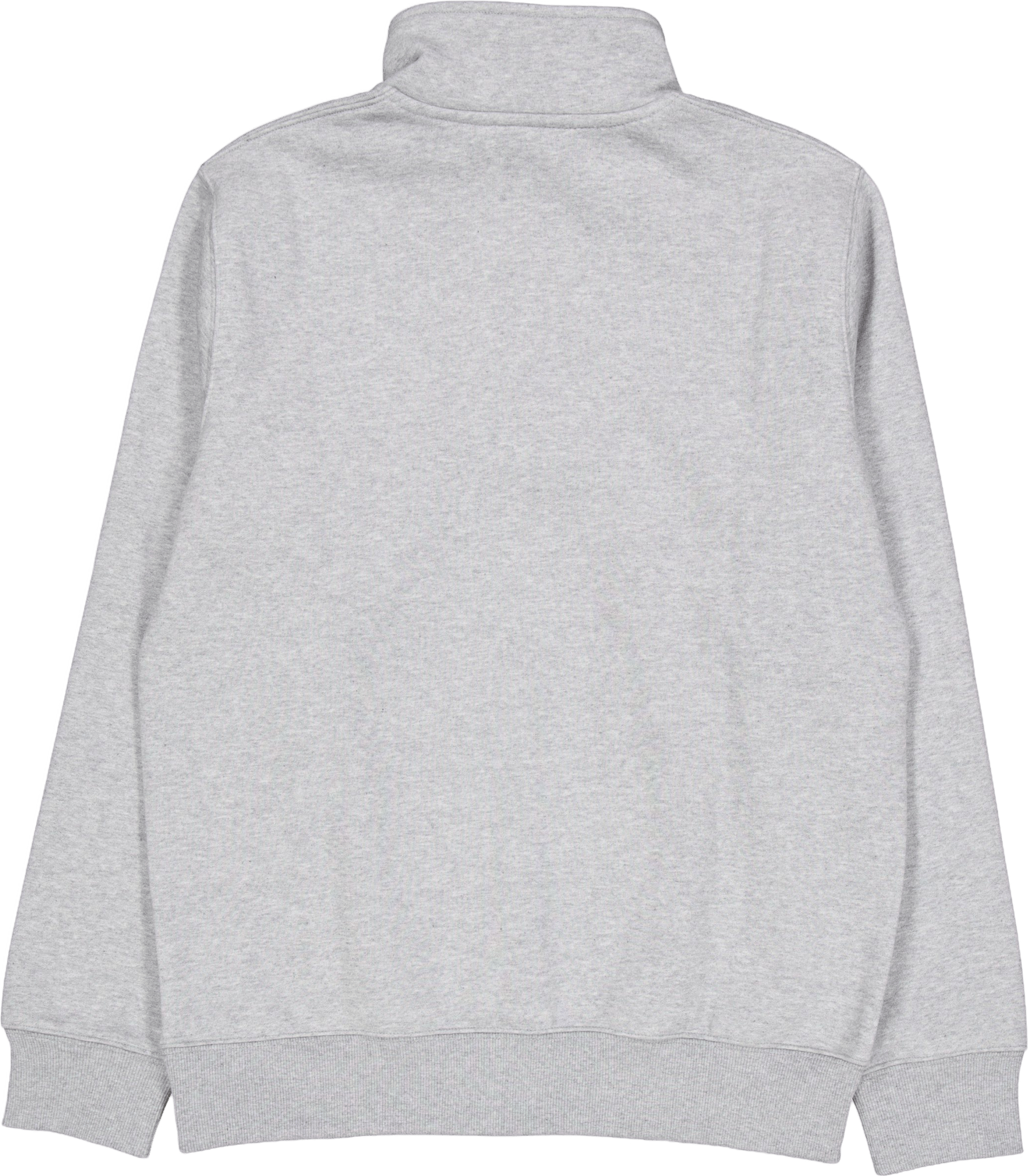 Chase Neck Zip Sweat Grey Heather / Gold - Bild 2
