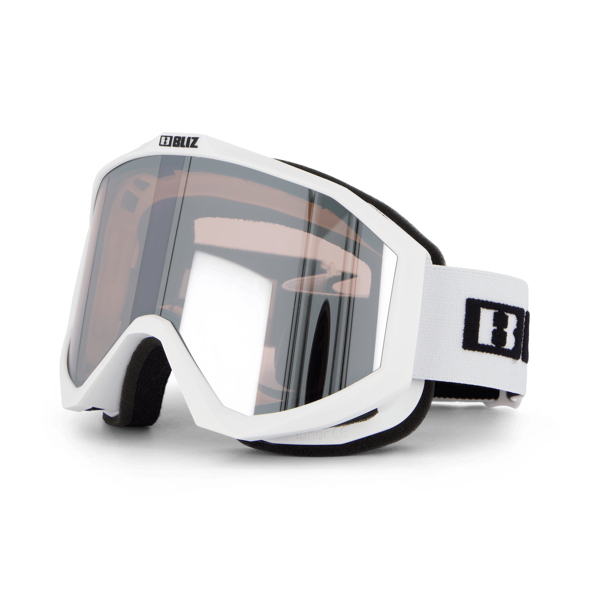 Liner White W Black Logo, Unisex, Utrustning, glasögon, Alpina sporter, ONESIZE