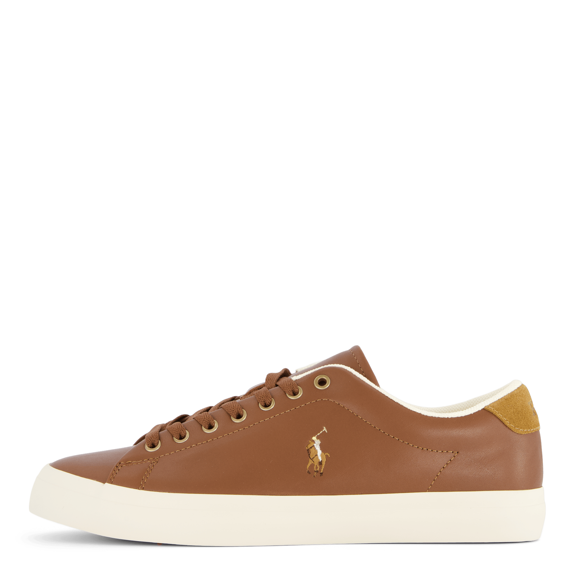 Polo Ralph Lauren Longwood Leather Sneaker 001 Tan, Male, Buty, Sneakersy, Brązowy, EU 46
