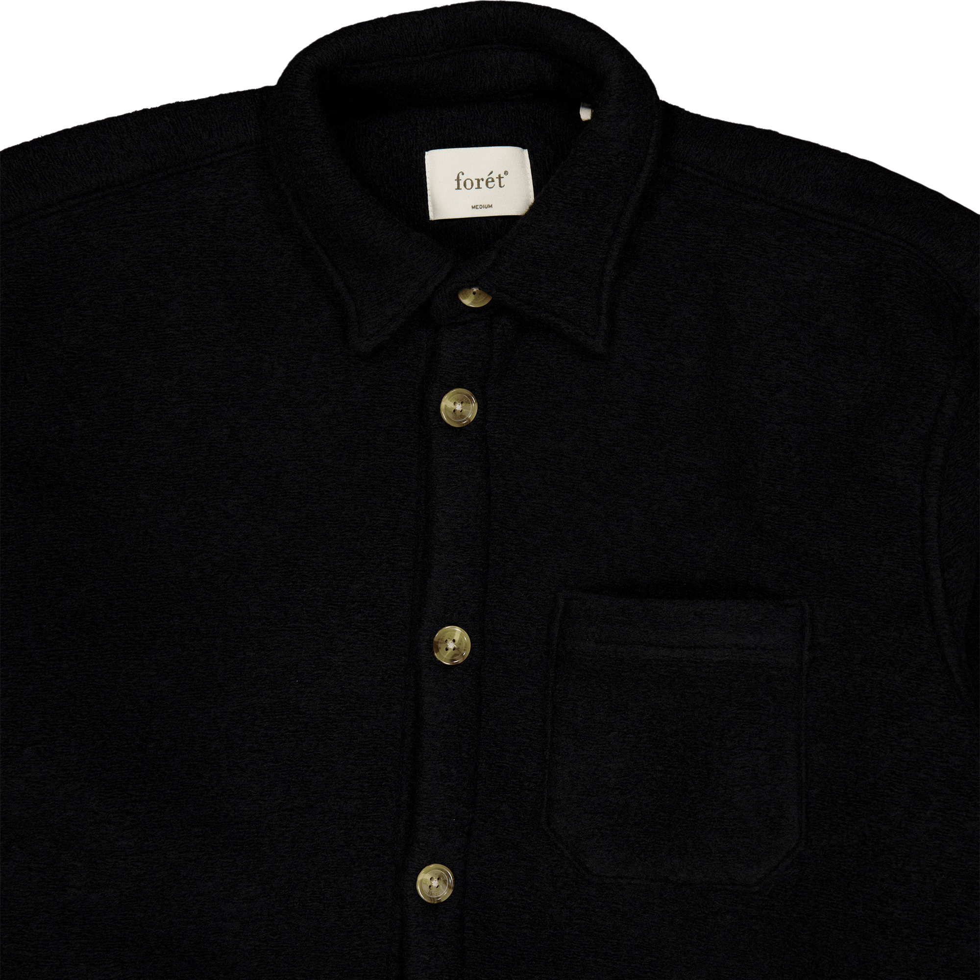 Ivy Wool Overshirt Black - Bild 3