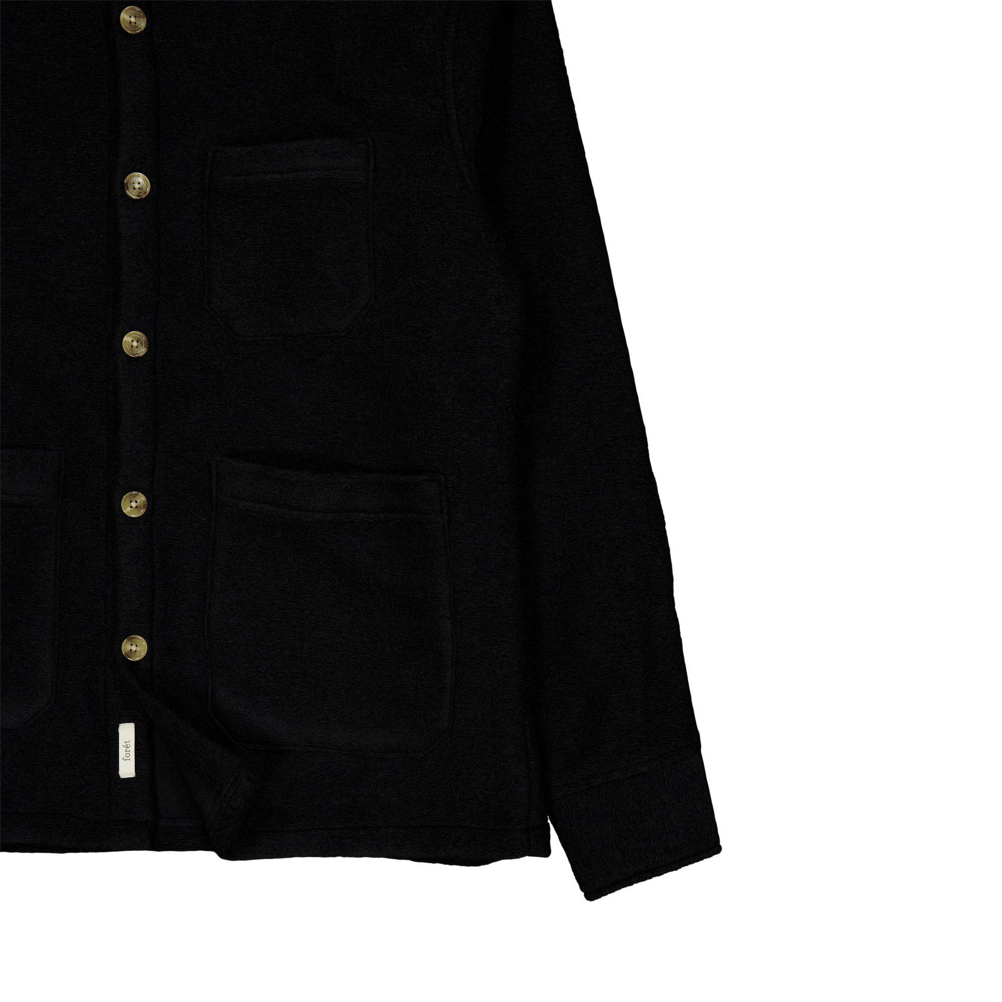 Ivy Wool Overshirt Black - Bild 4