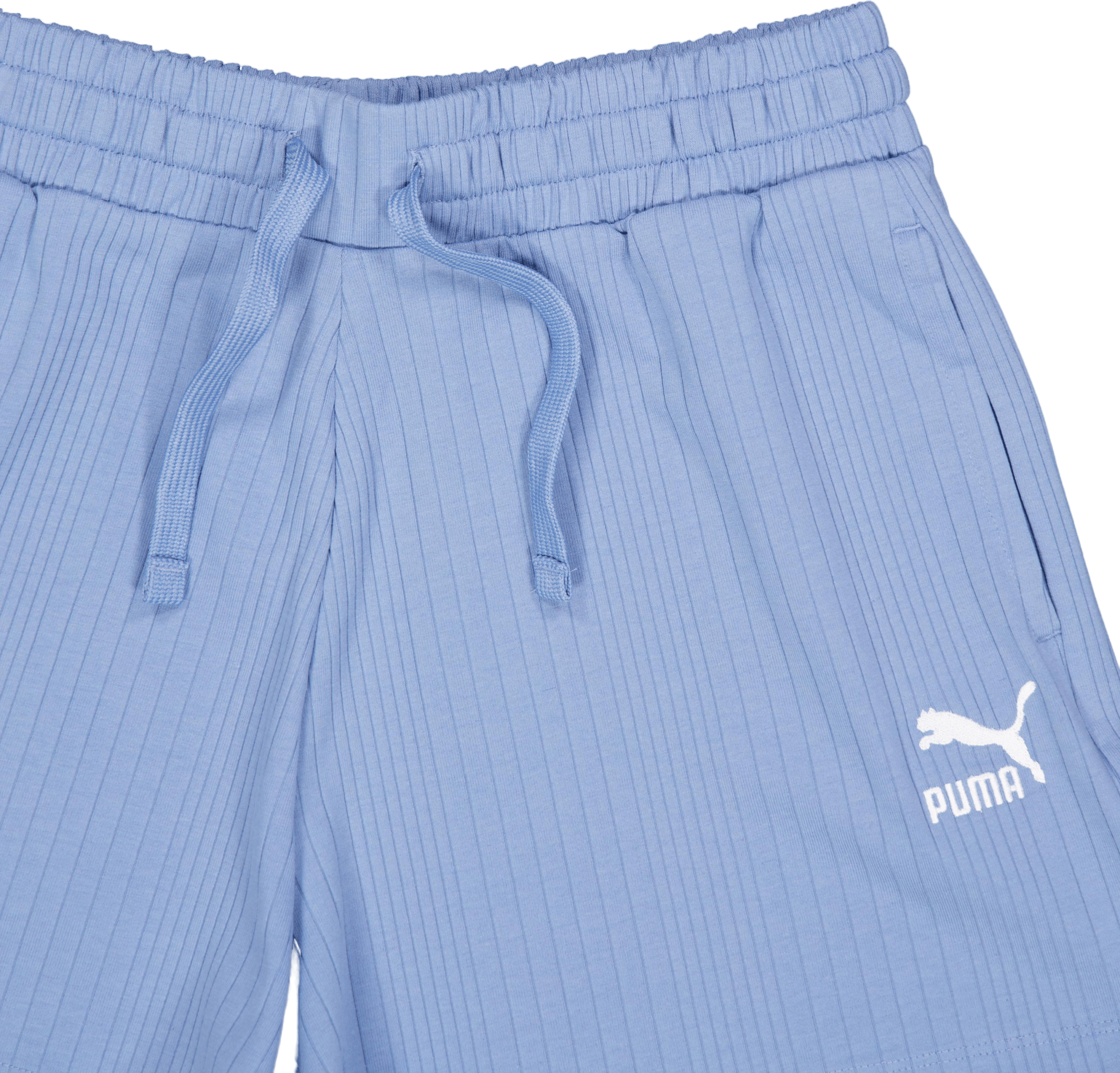 Classics Ribbed A-line Shorts Blue - Bild 3
