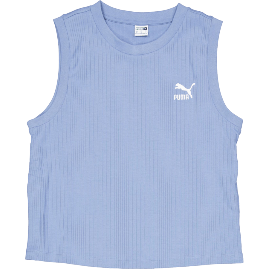 Classics Ribbed Relaxed Tank Blue