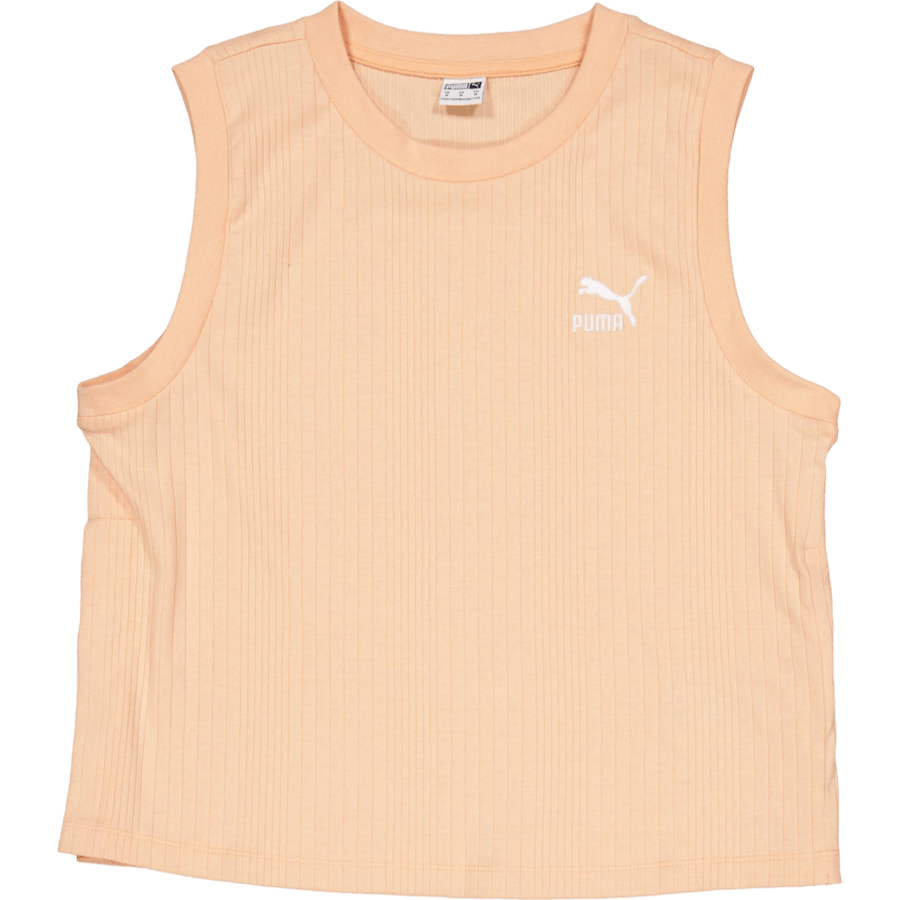 Classics Ribbed Relaxed Tank Orange