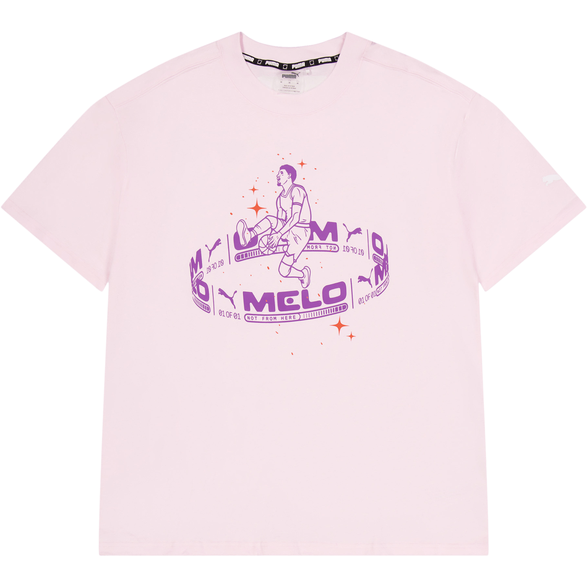 Melo Iridescent Ss Tee Ii Pink