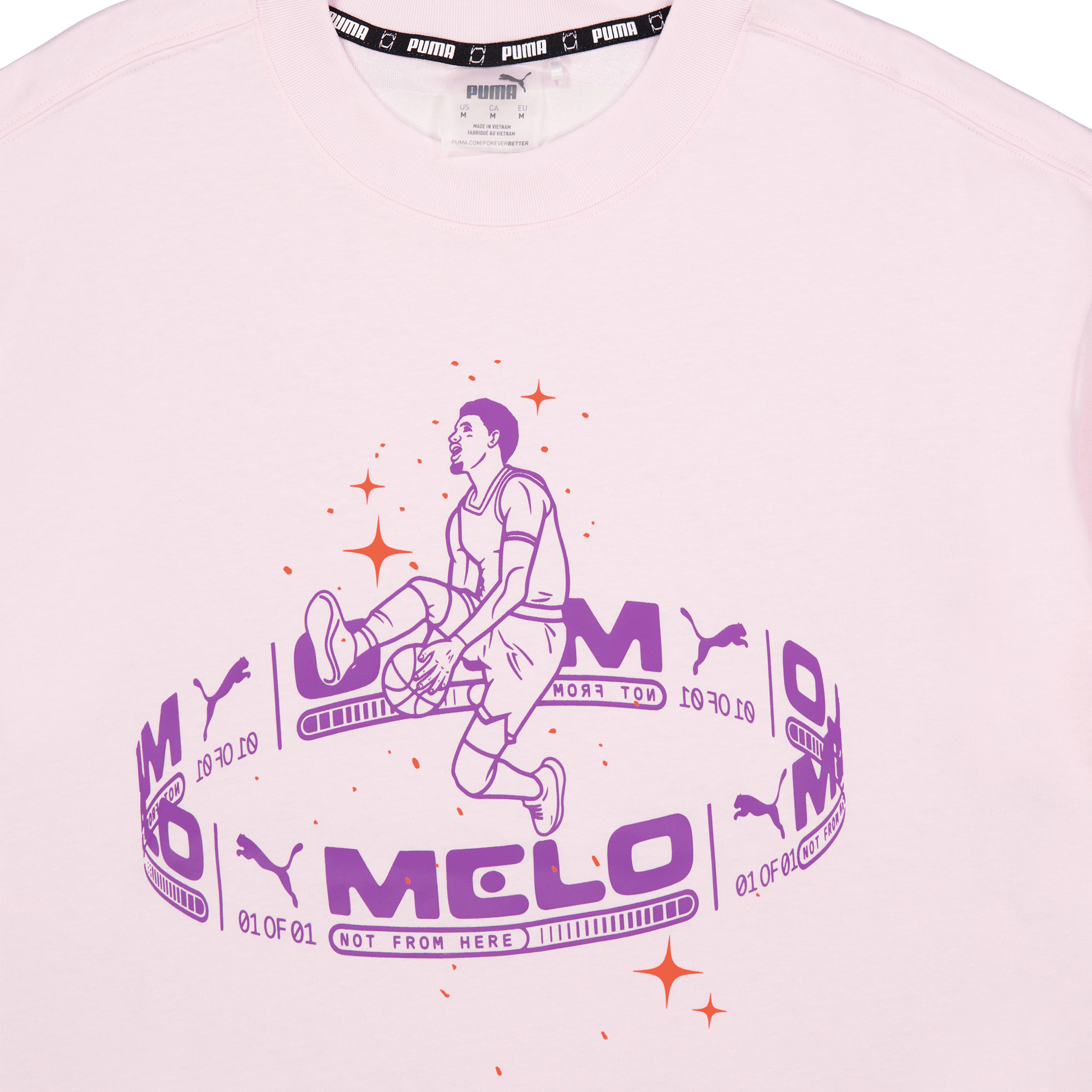 Melo Iridescent Ss Tee Ii Pink - Bild 3