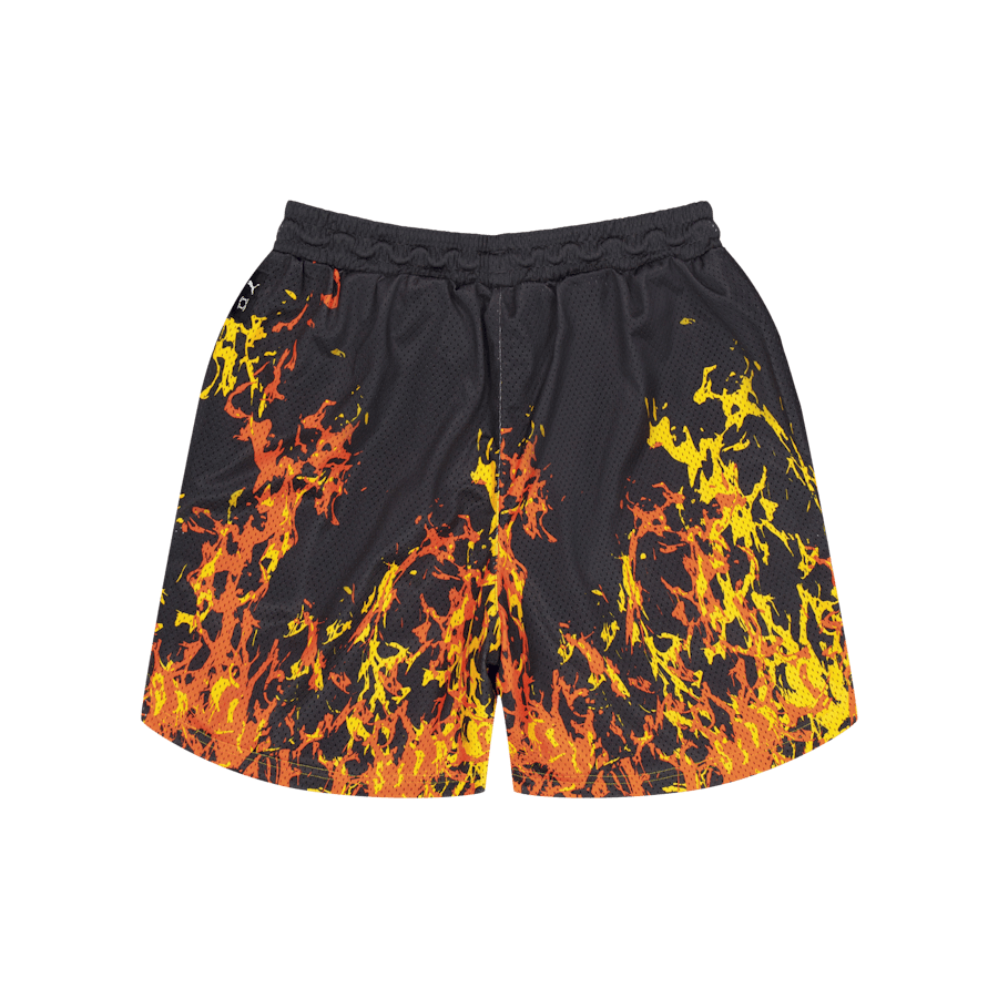 Straight Flames Short Black - Bild 2