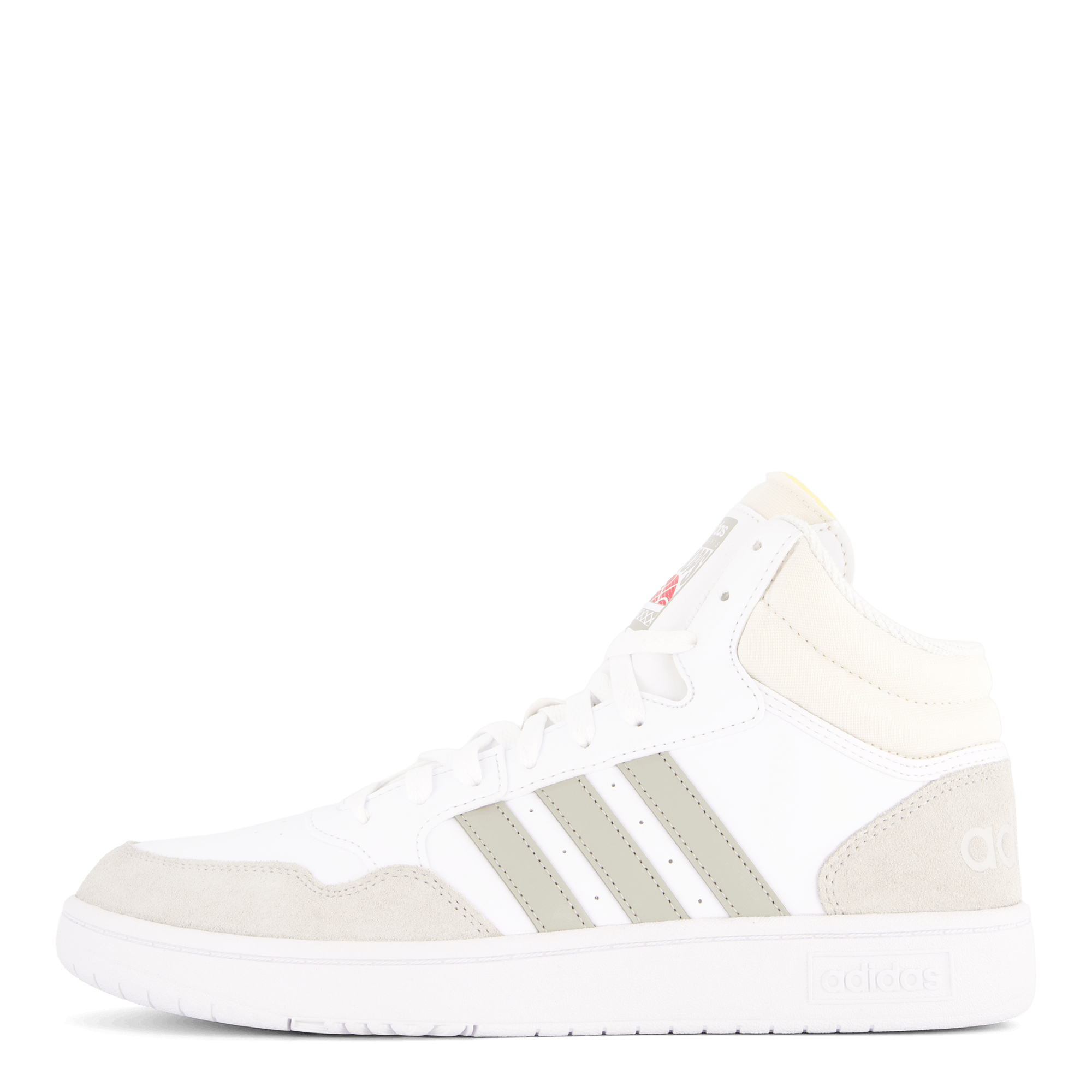 Hoops 3.0 Mid Lifestyle Basketball Classic Vintage Shoes White, Male, Skor, Sneakers, höga sneakers, Vit, EU 43 1/3